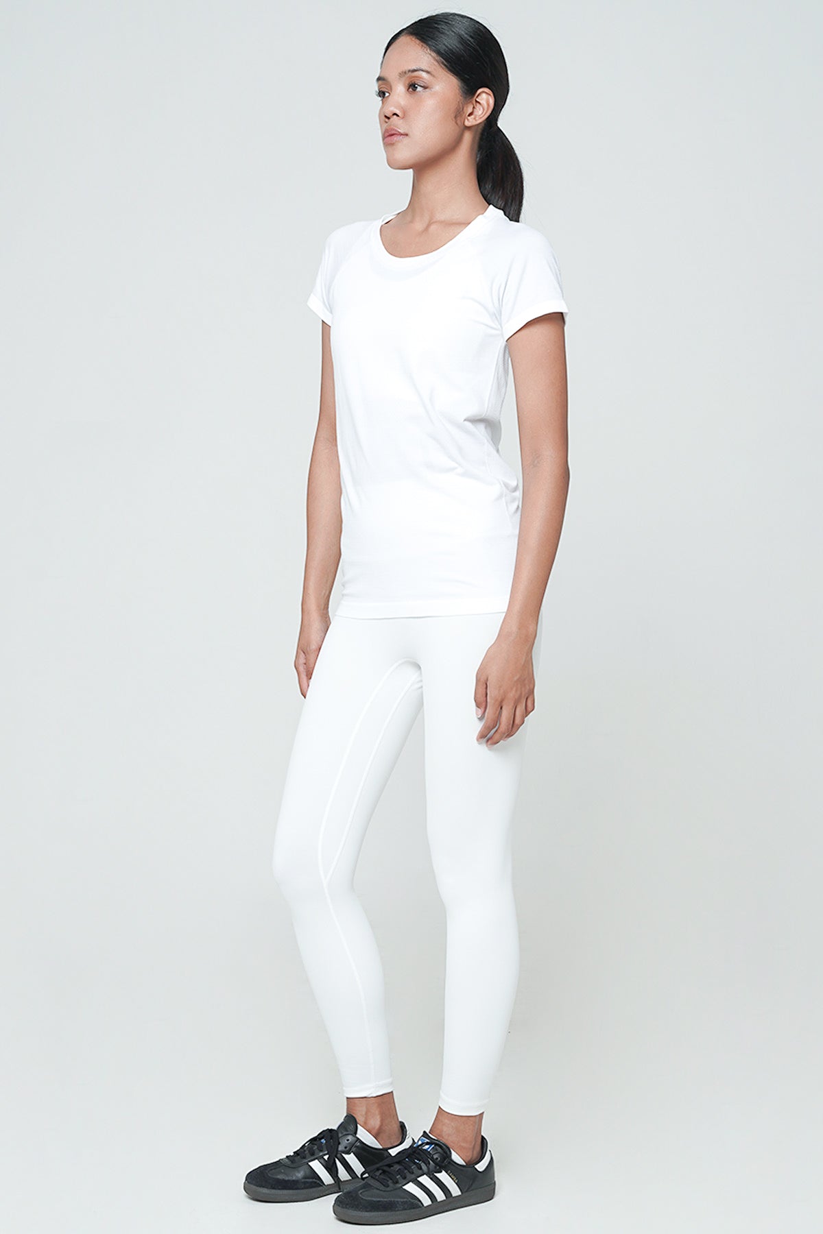 Lux High Impact Leggings in White