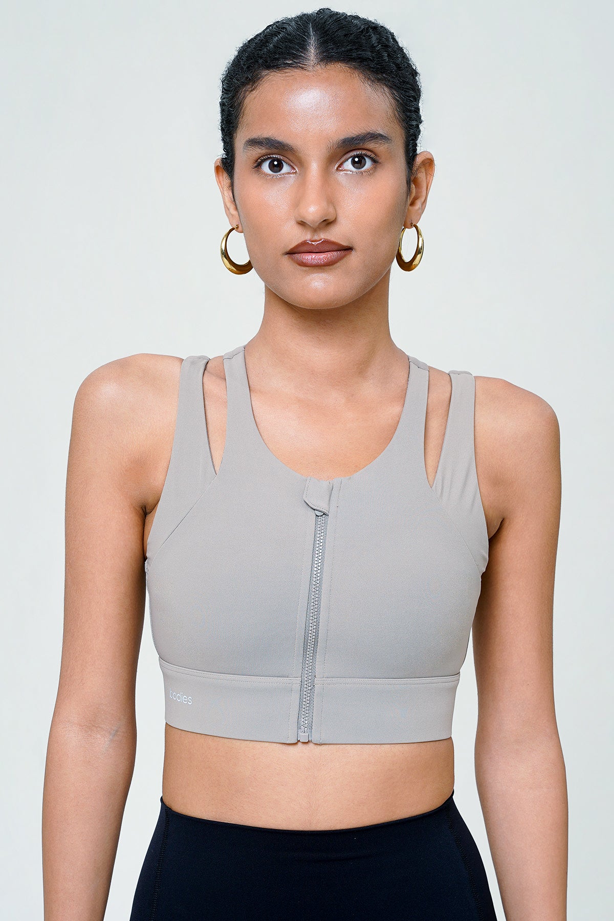 Convert Zip Bra in Brown - Restock