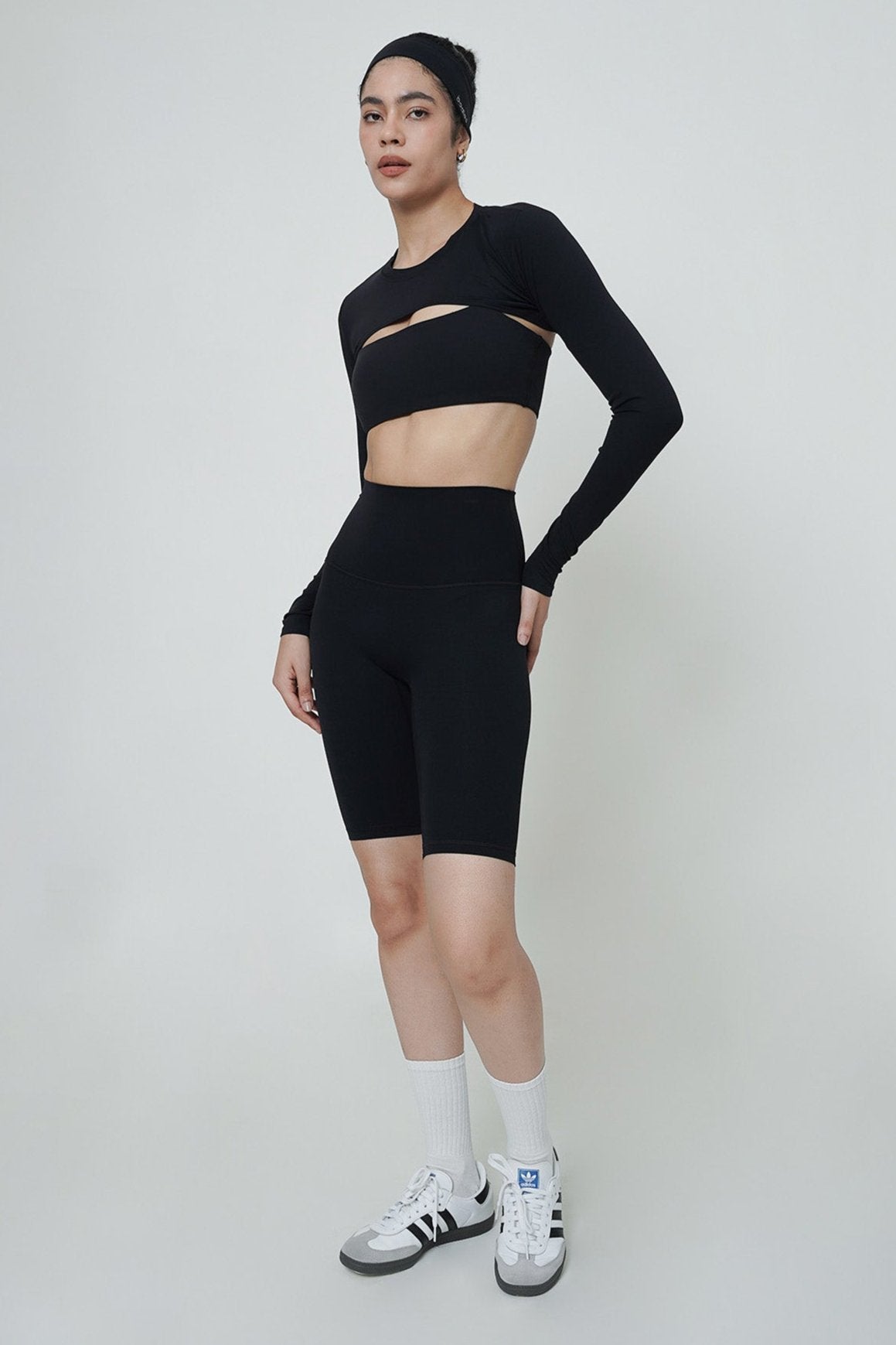 Asana Biker Shorts In Black (Bestseller)