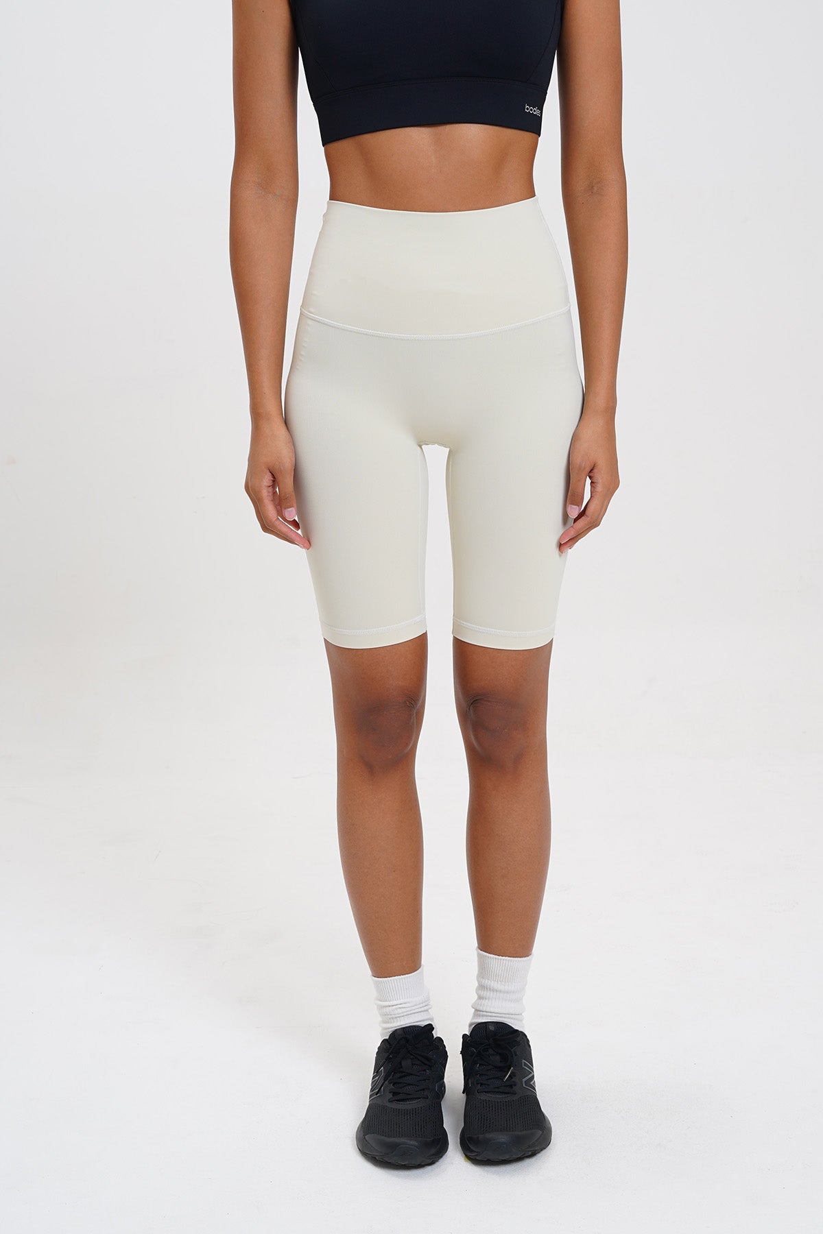 Asana Biker Short in Ivory