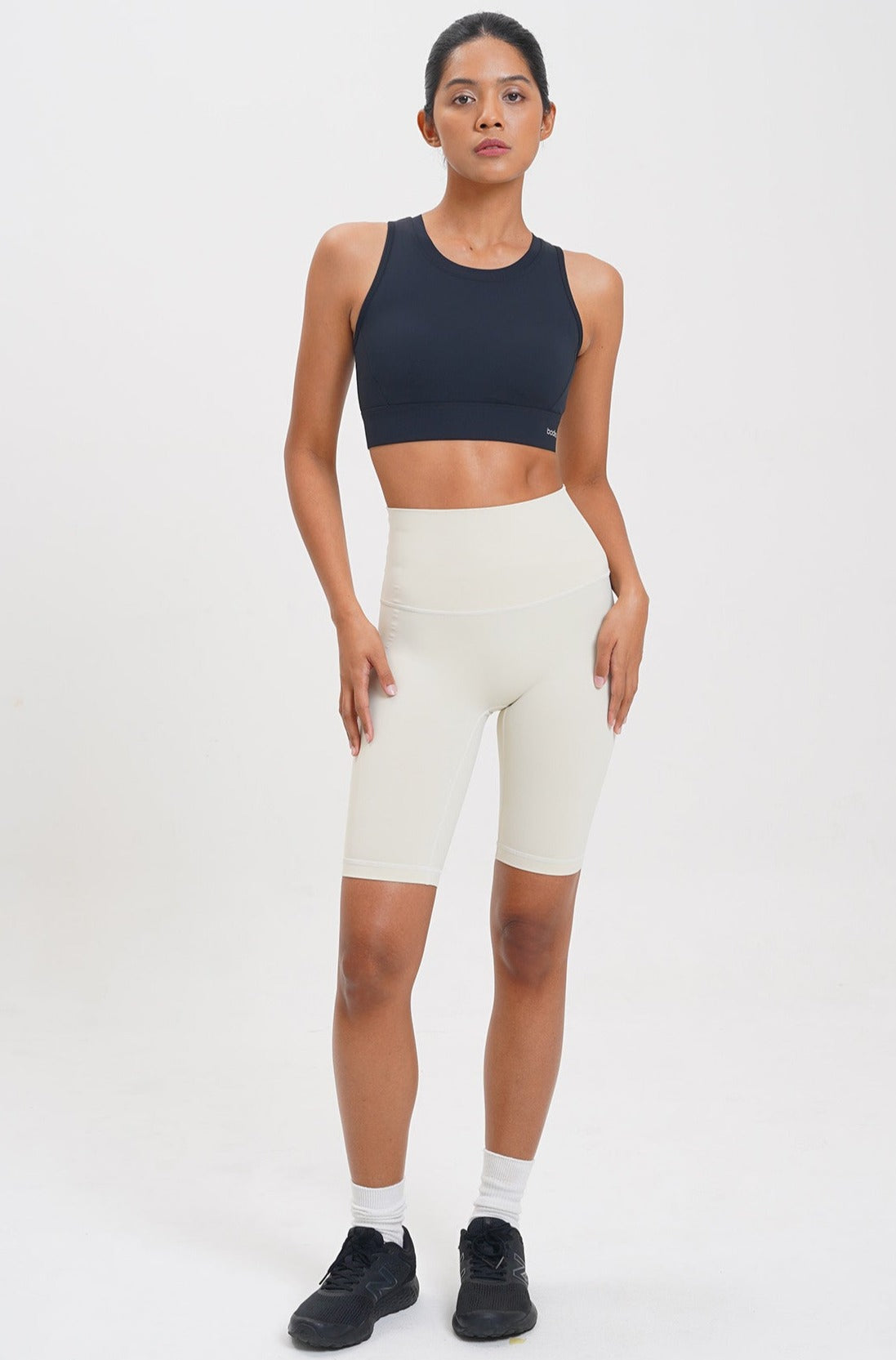 Asana Biker Short in Ivory