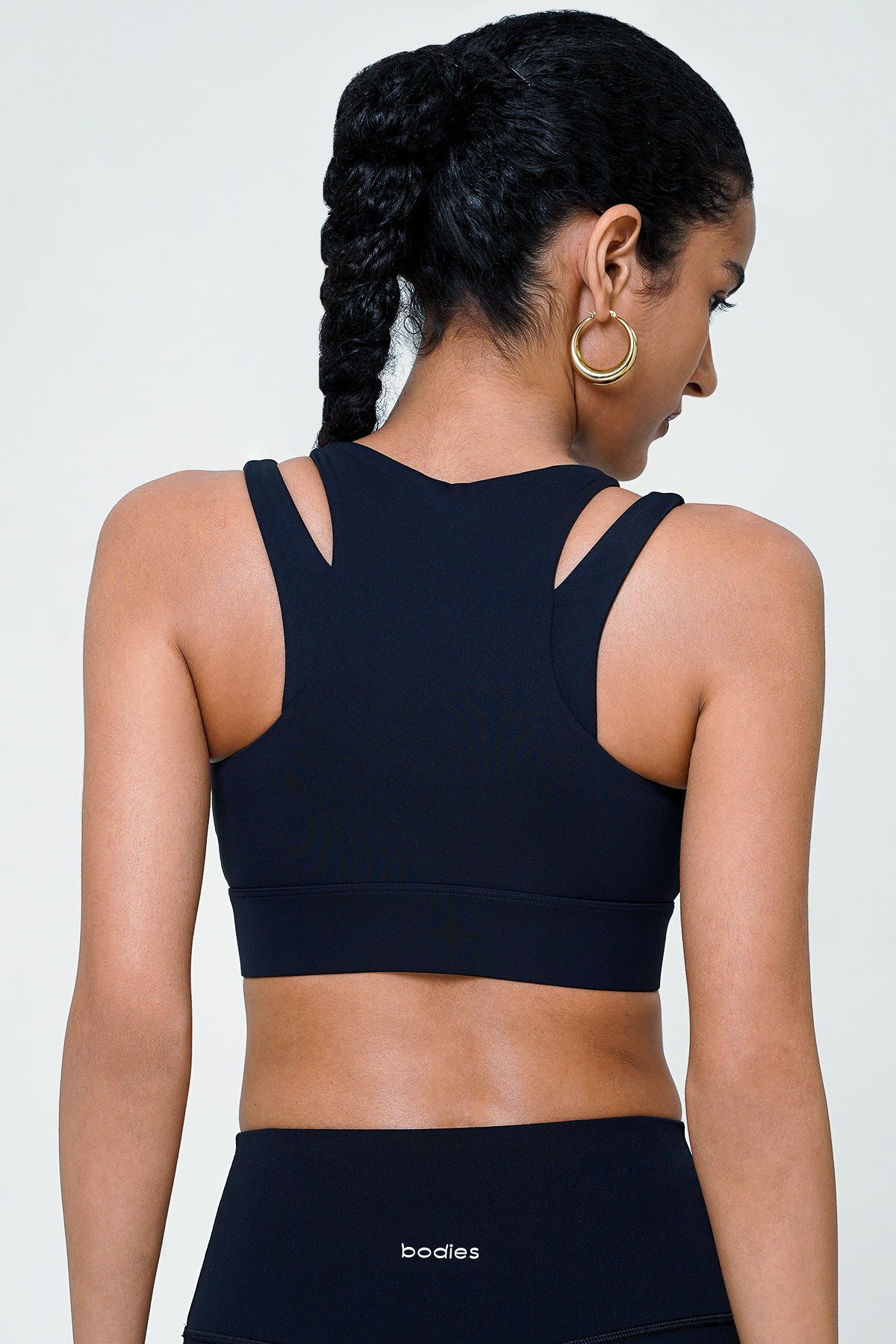 Convert Zip Bra in Black - Restock