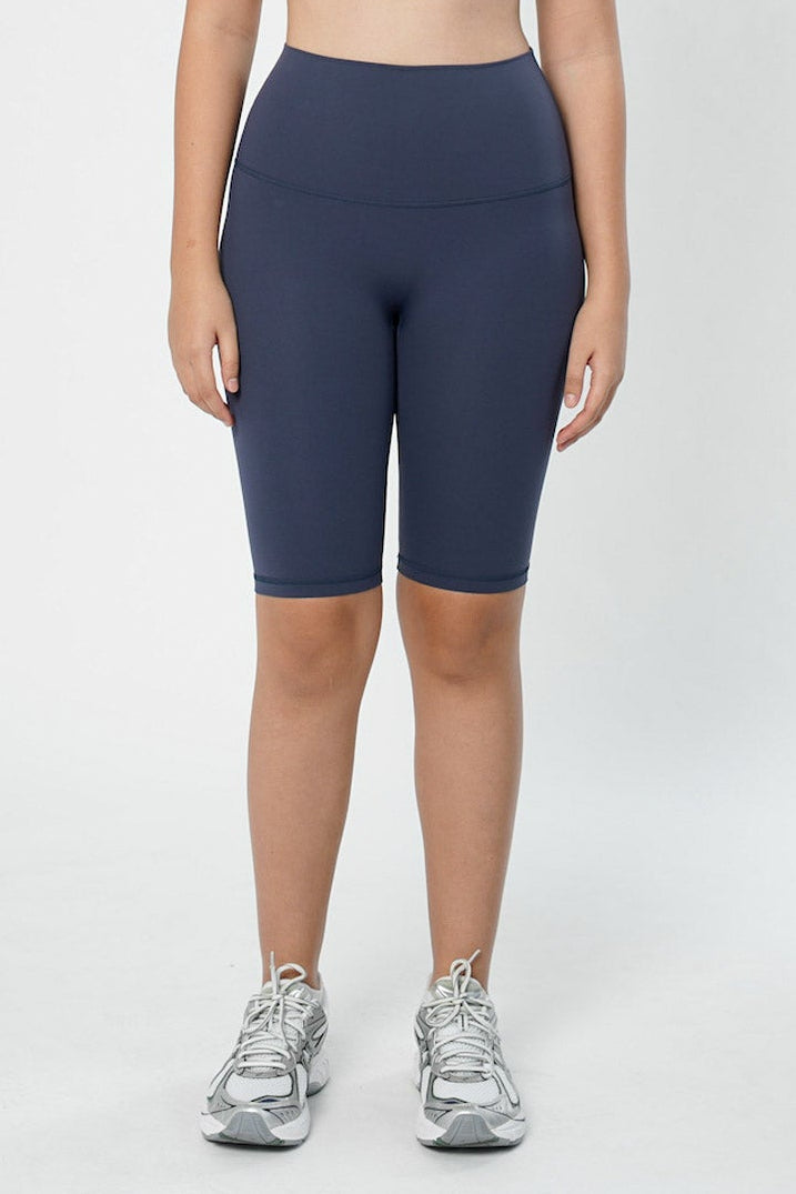 Asana Biker Shorts in Navy