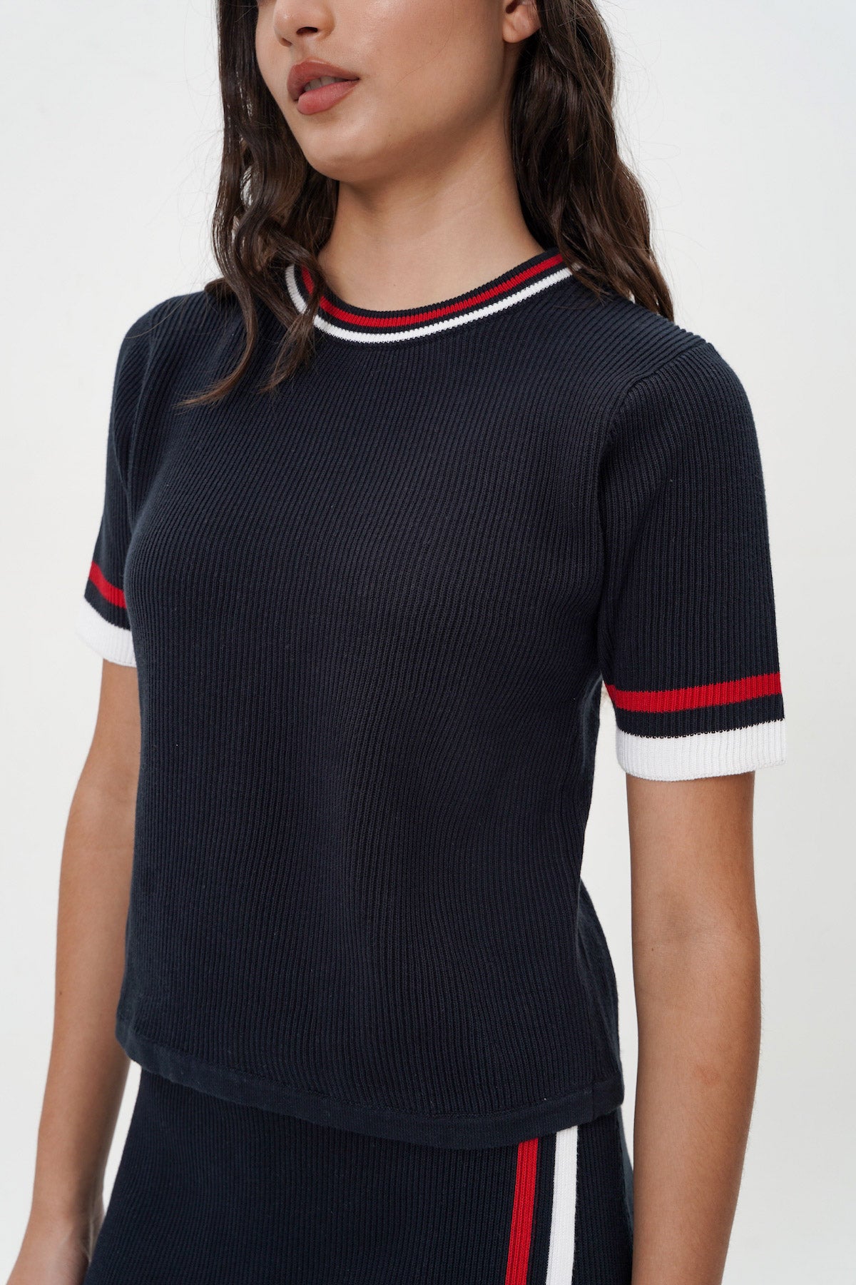 Kyle Knit Top in Navy