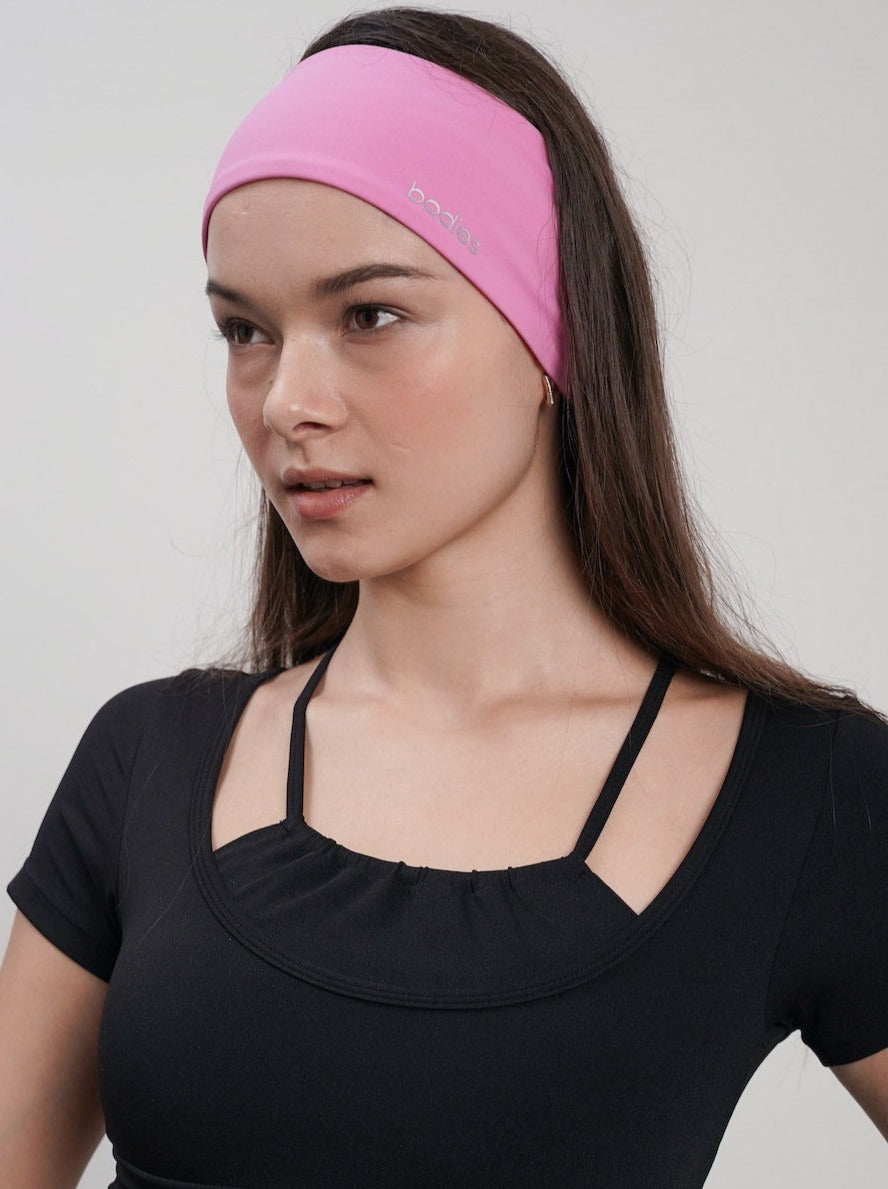 Softcloud Headband In Rose Pink