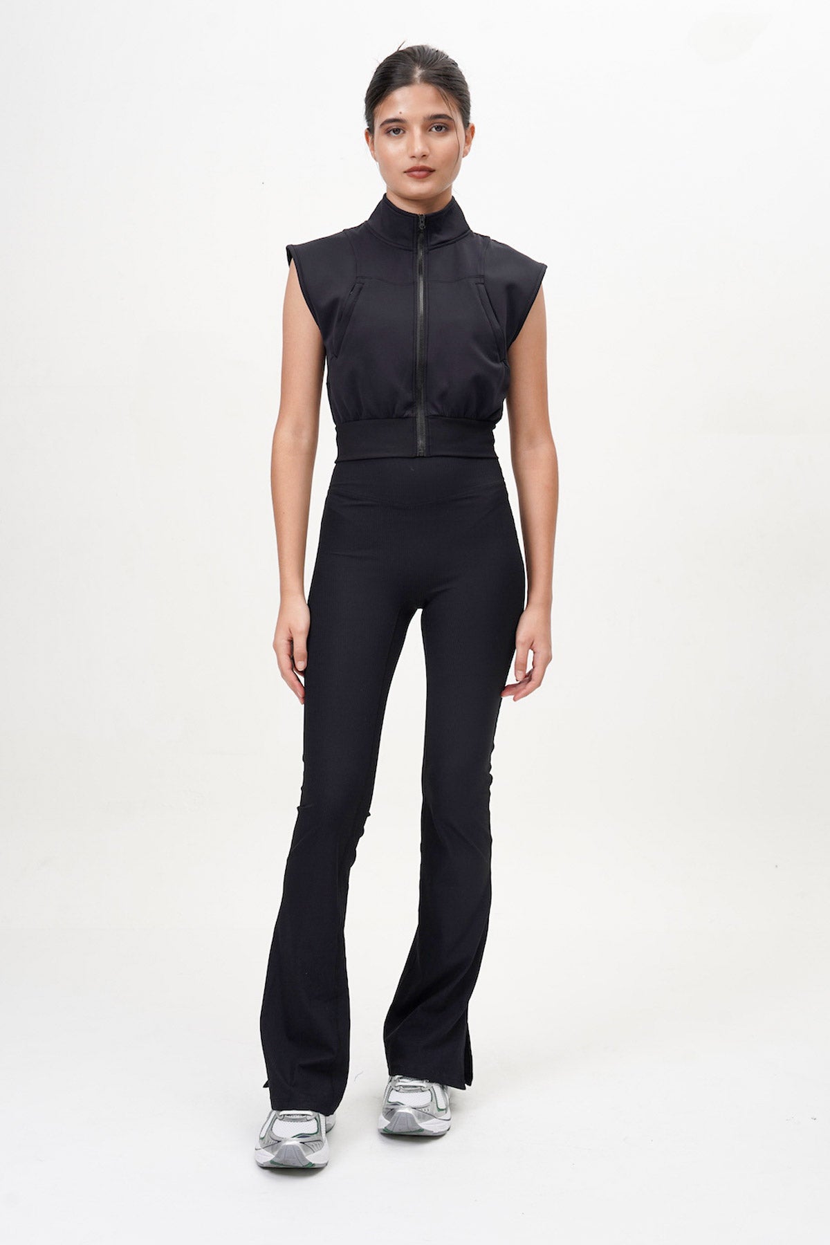 Typical Cropped Vest in Black