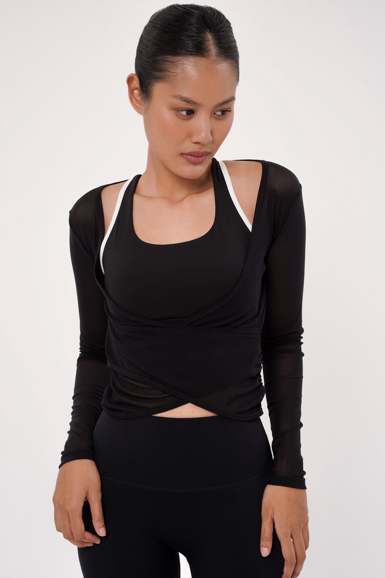 Veil Top in Black