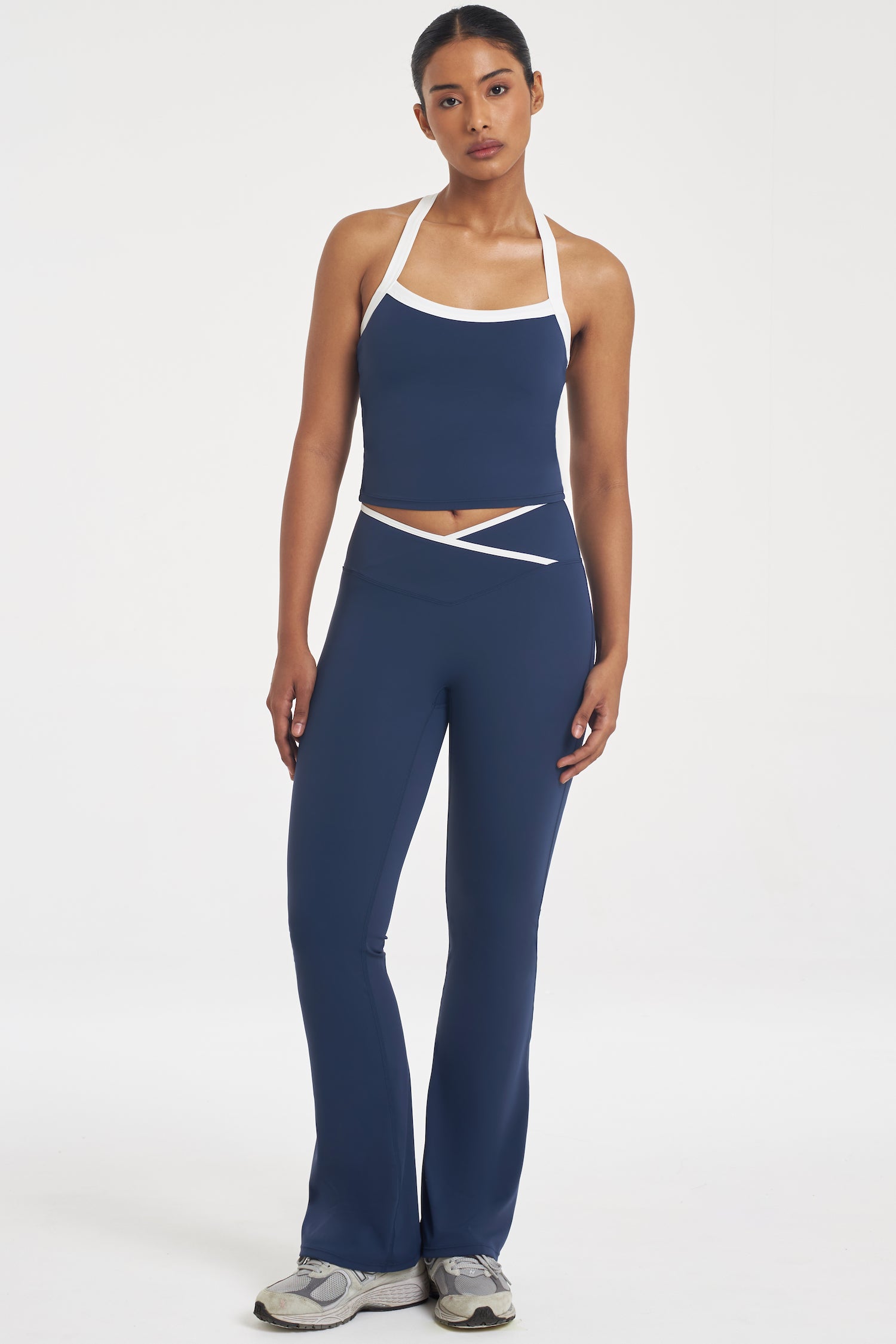 Beam Bra Tank in Marine