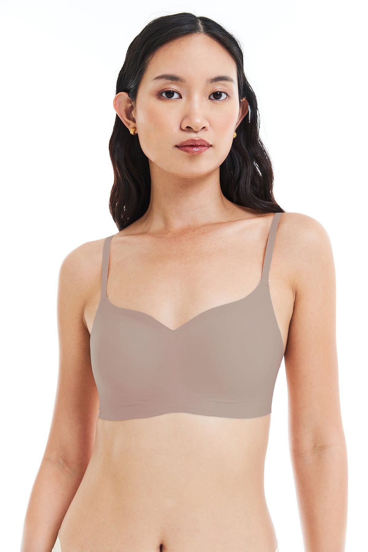 Heart Bra in Taupe