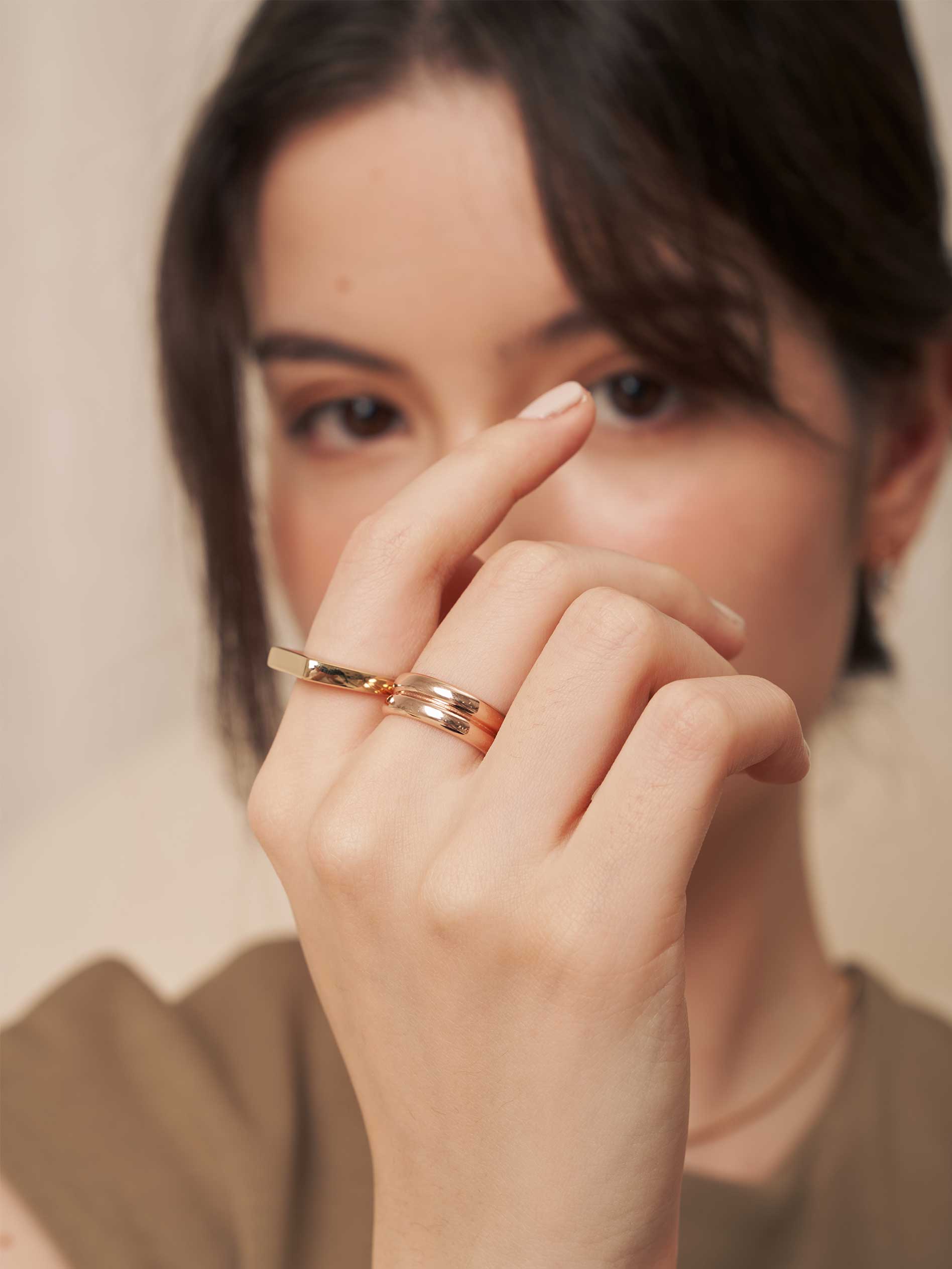 Barak Ring Rose Gold