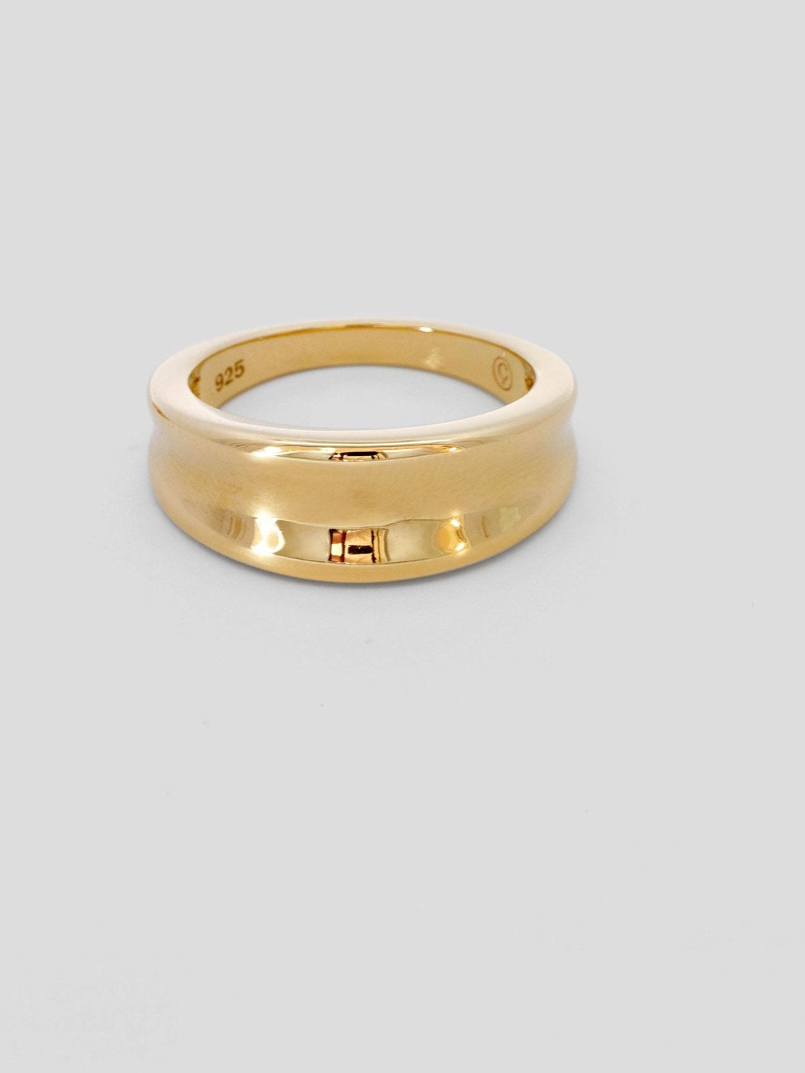 Cave Ring Champagne Gold