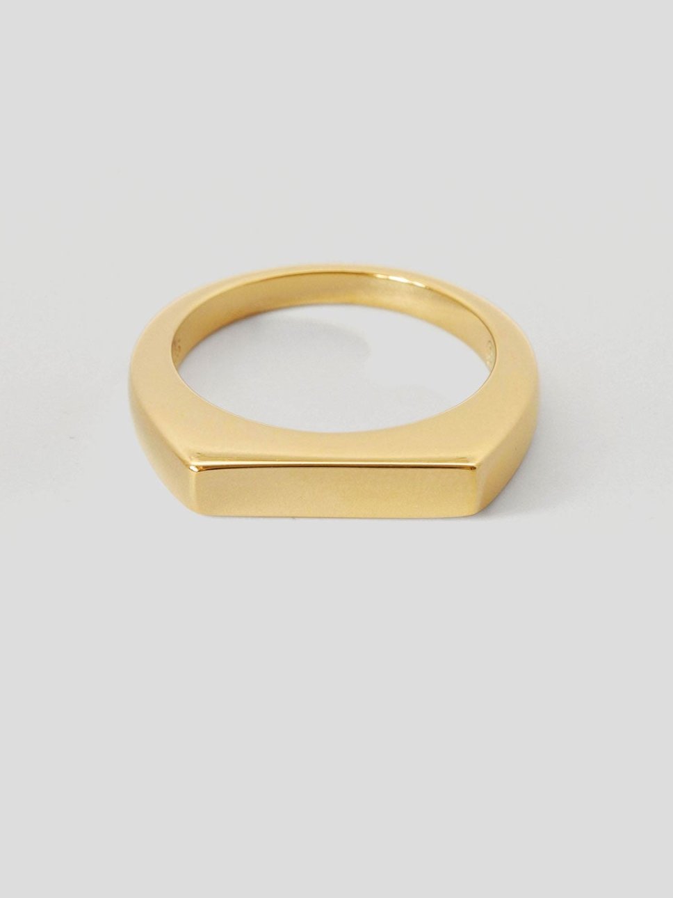 Flat Ring Champagne Gold