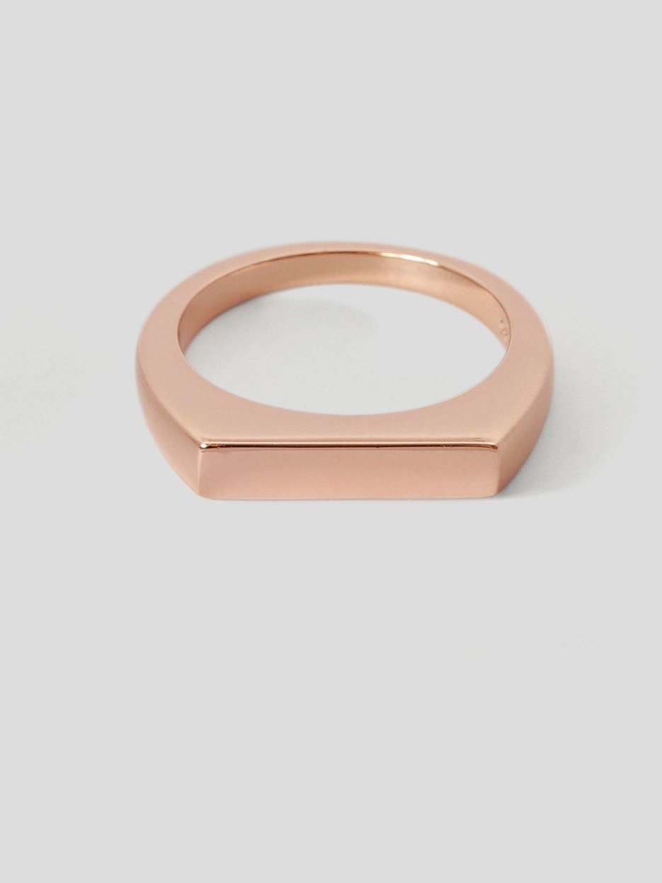 Flat Ring Rose Gold