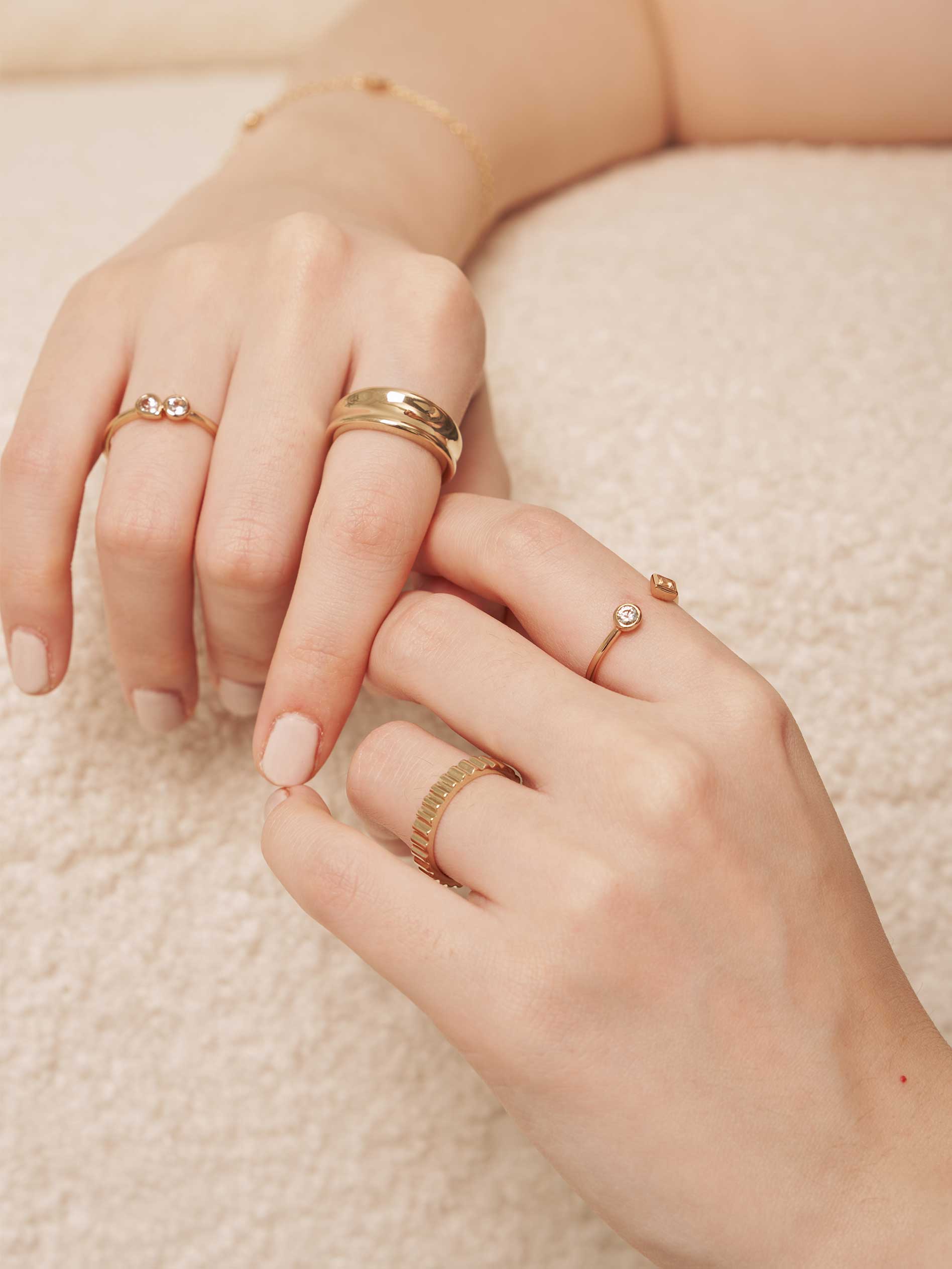 Gir Ring Champagne Gold