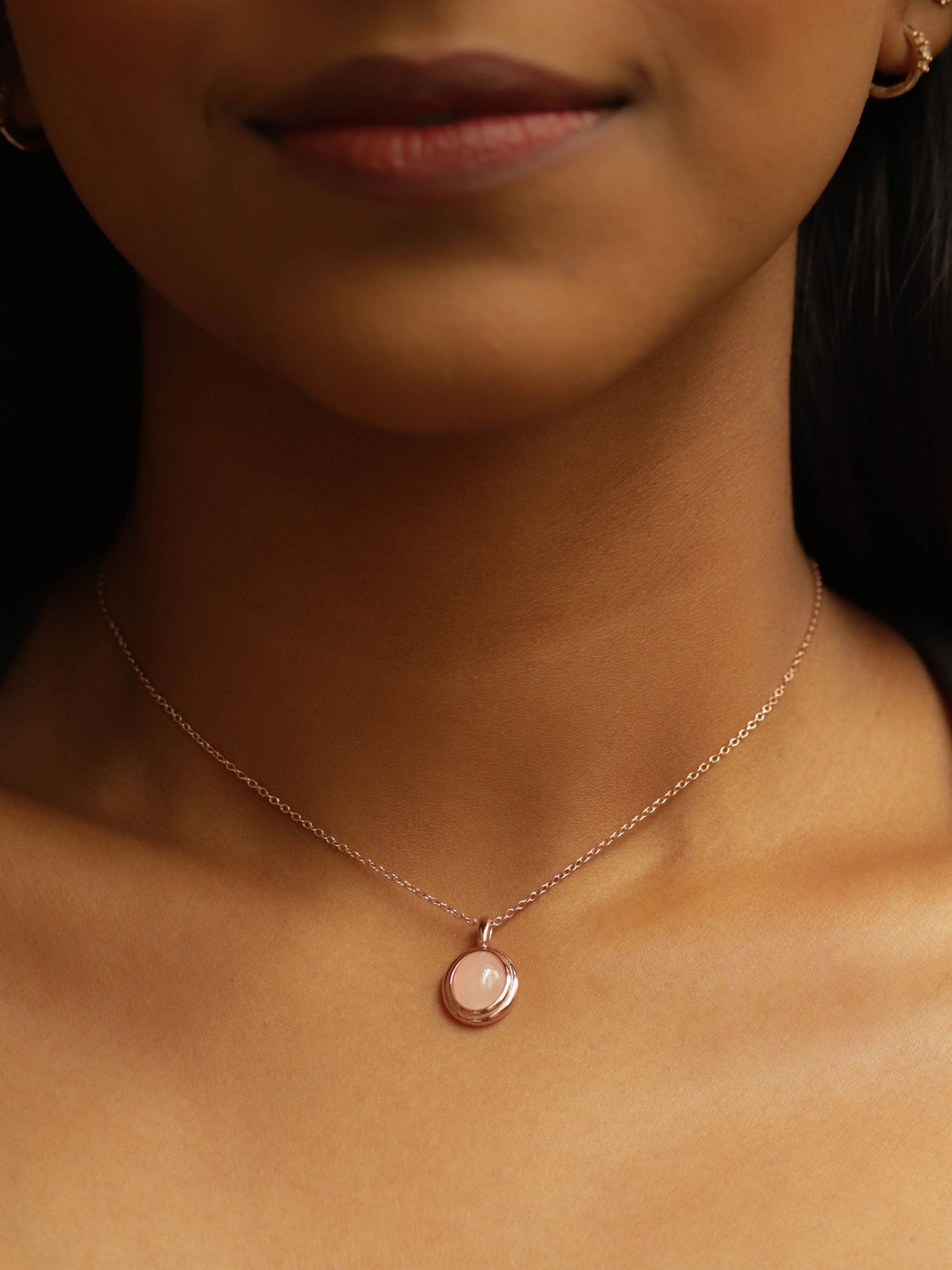 Olsen Necklace Rose Quartz (LAST PIECES)