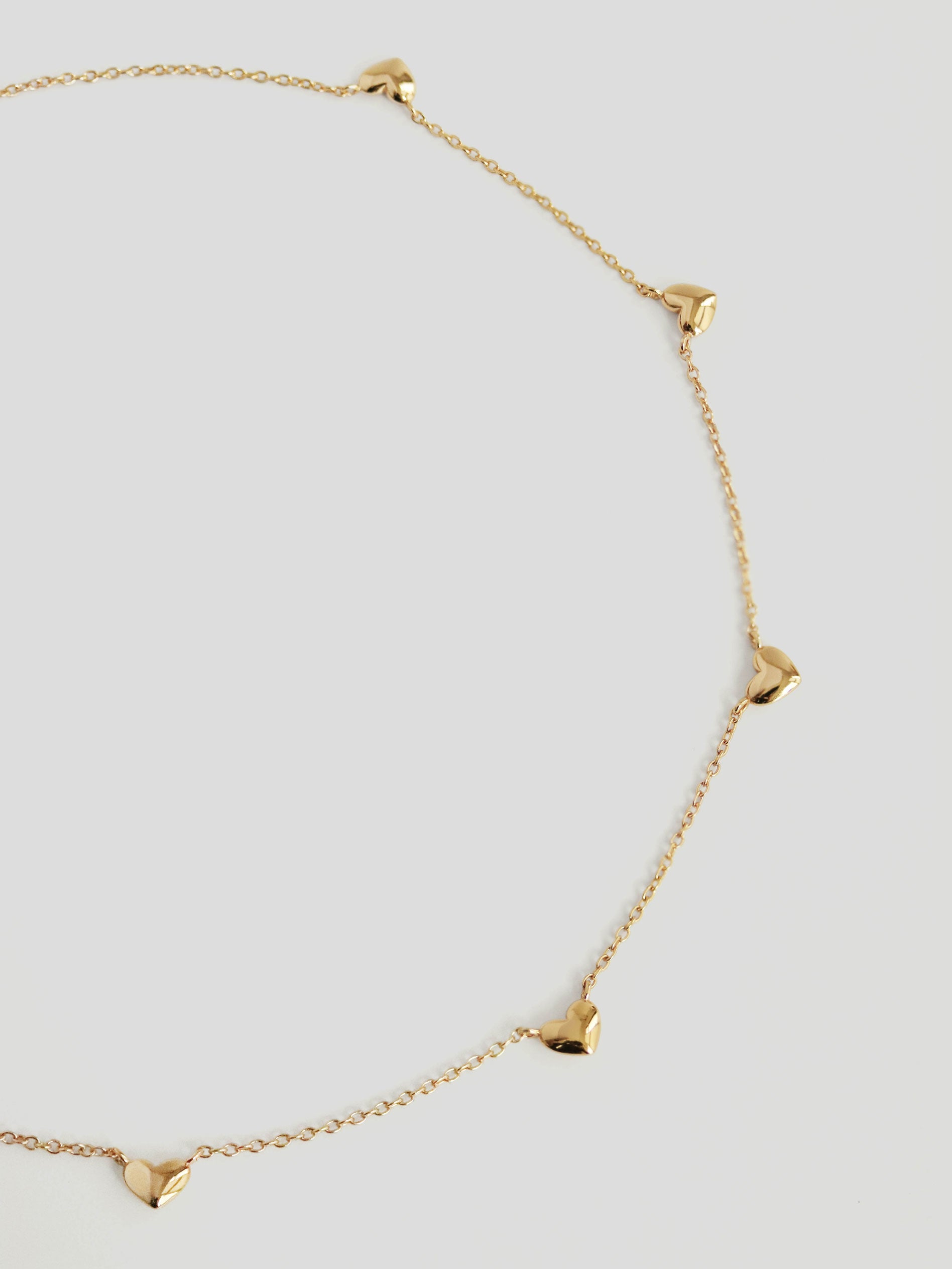 Clyde Choker Necklace in Champagne Gold