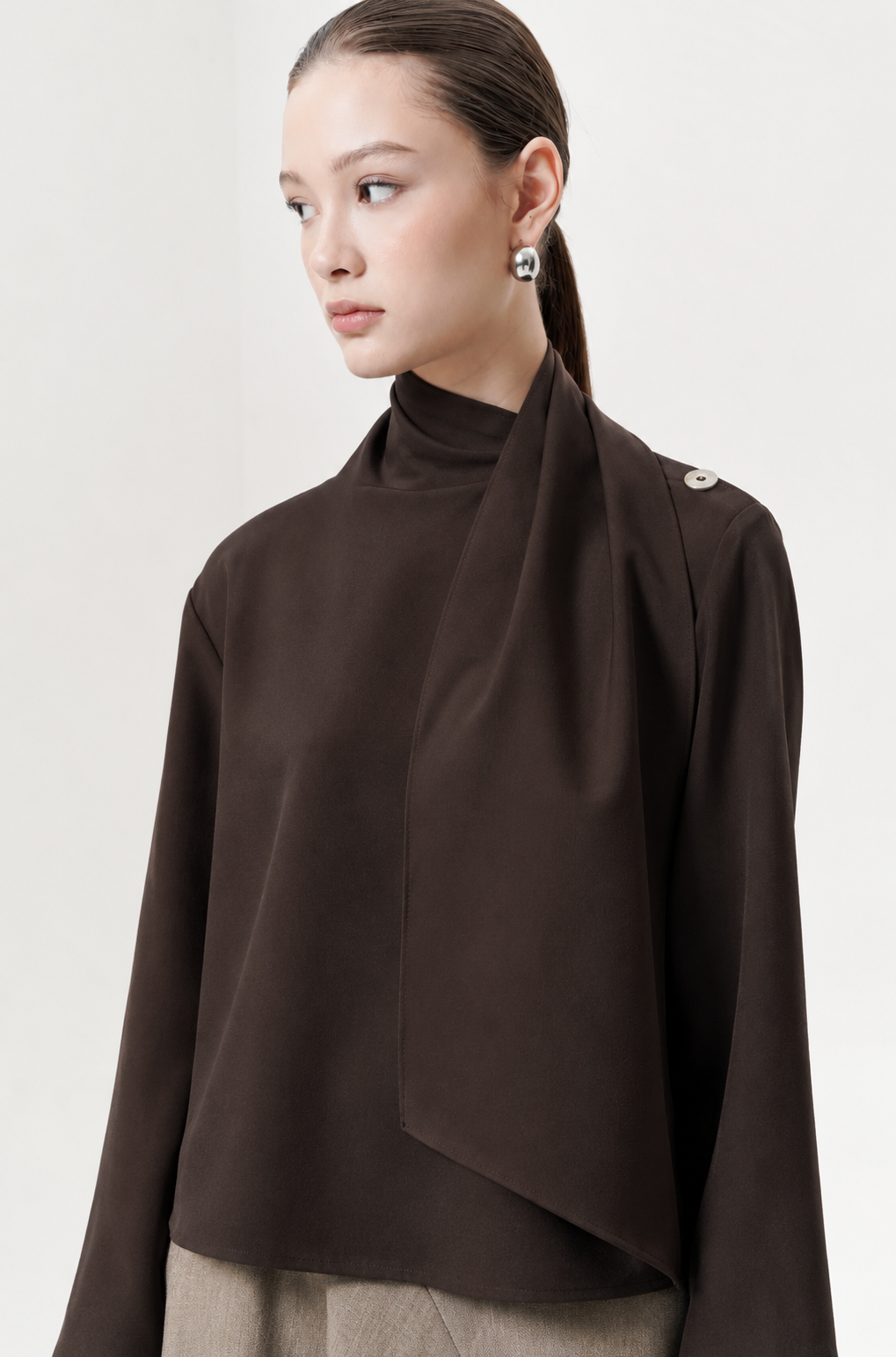 Aven Blouse In Espresso
