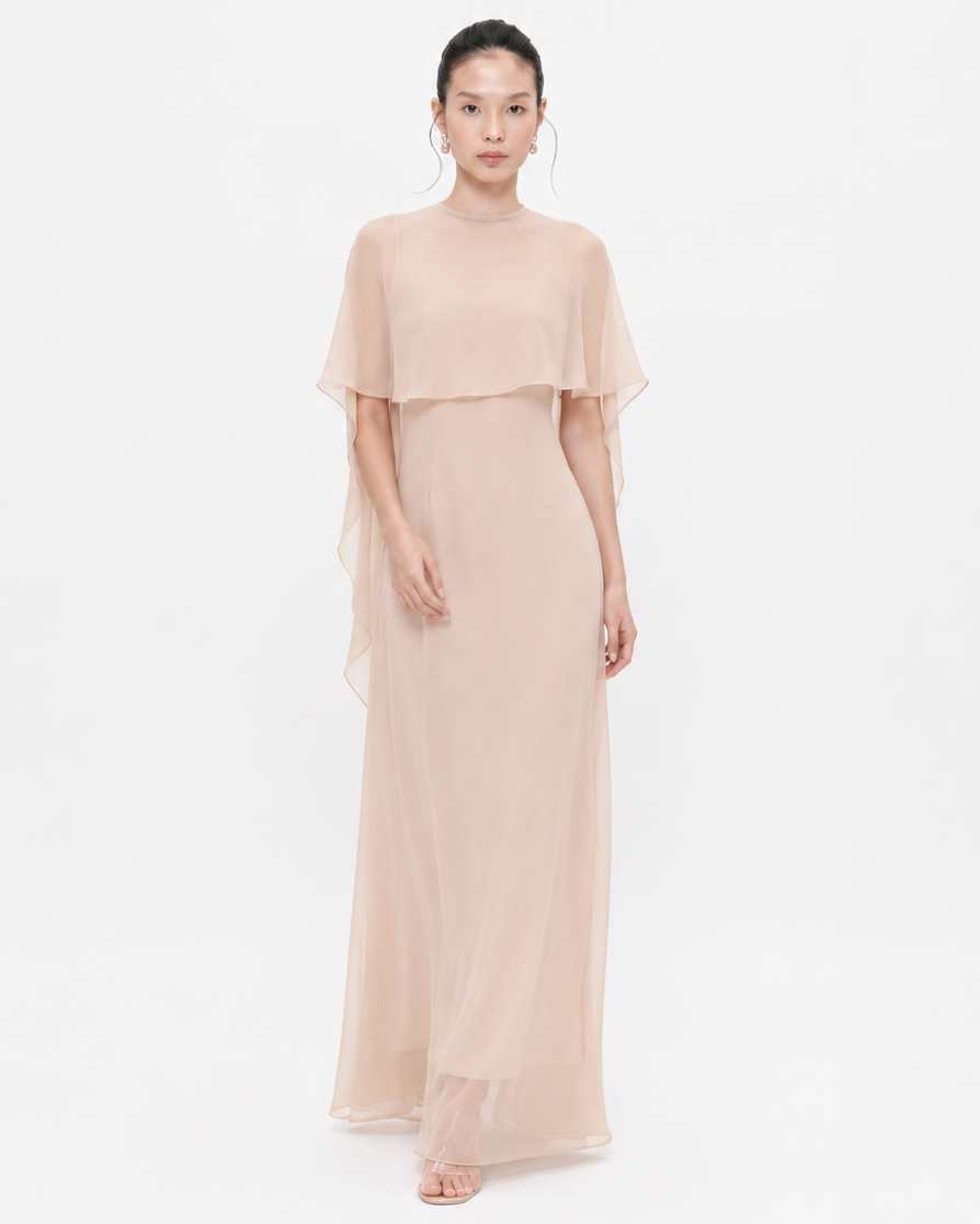 Maisy Dress In Nude
