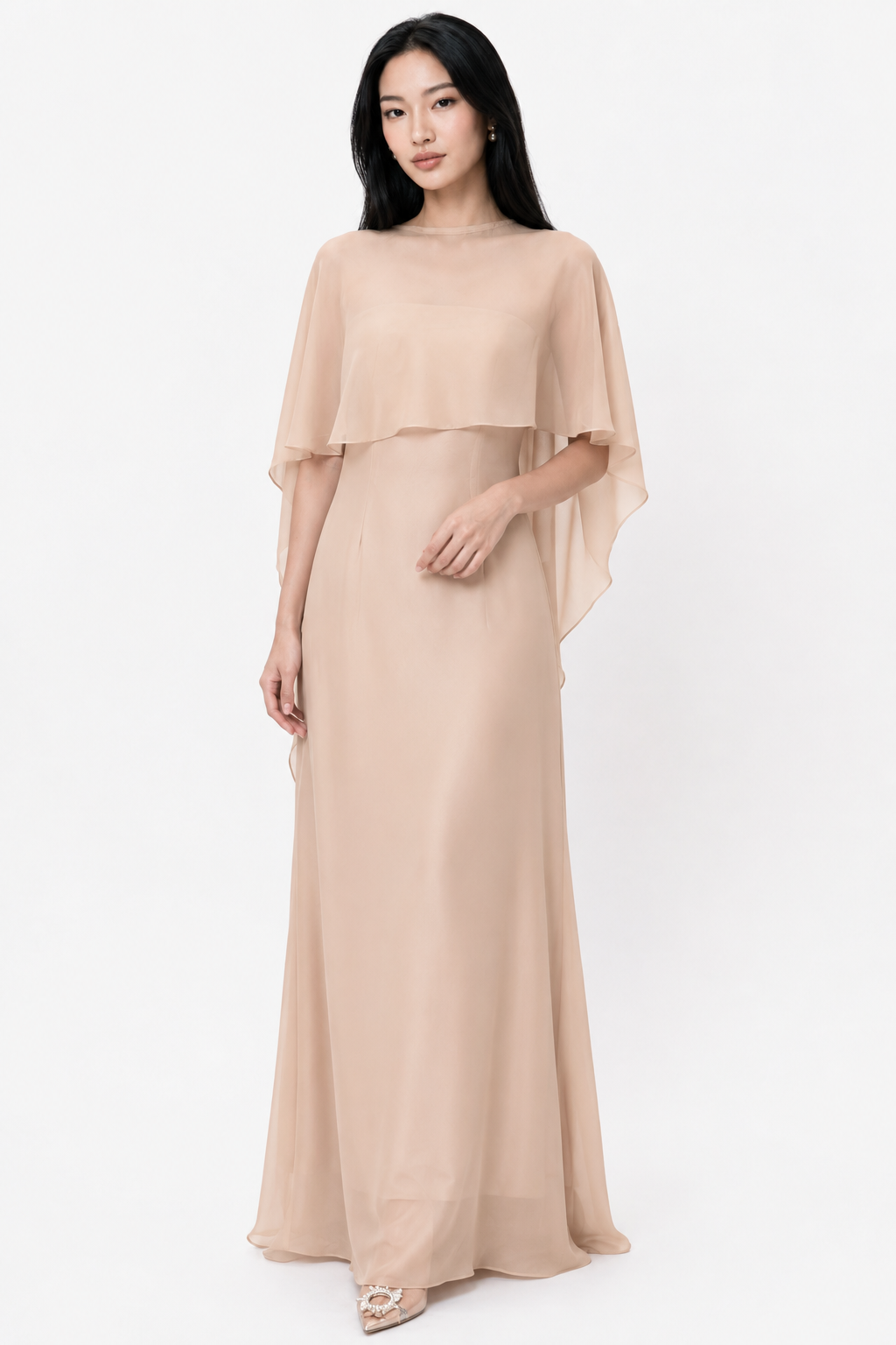 Maisy Dress In Nude