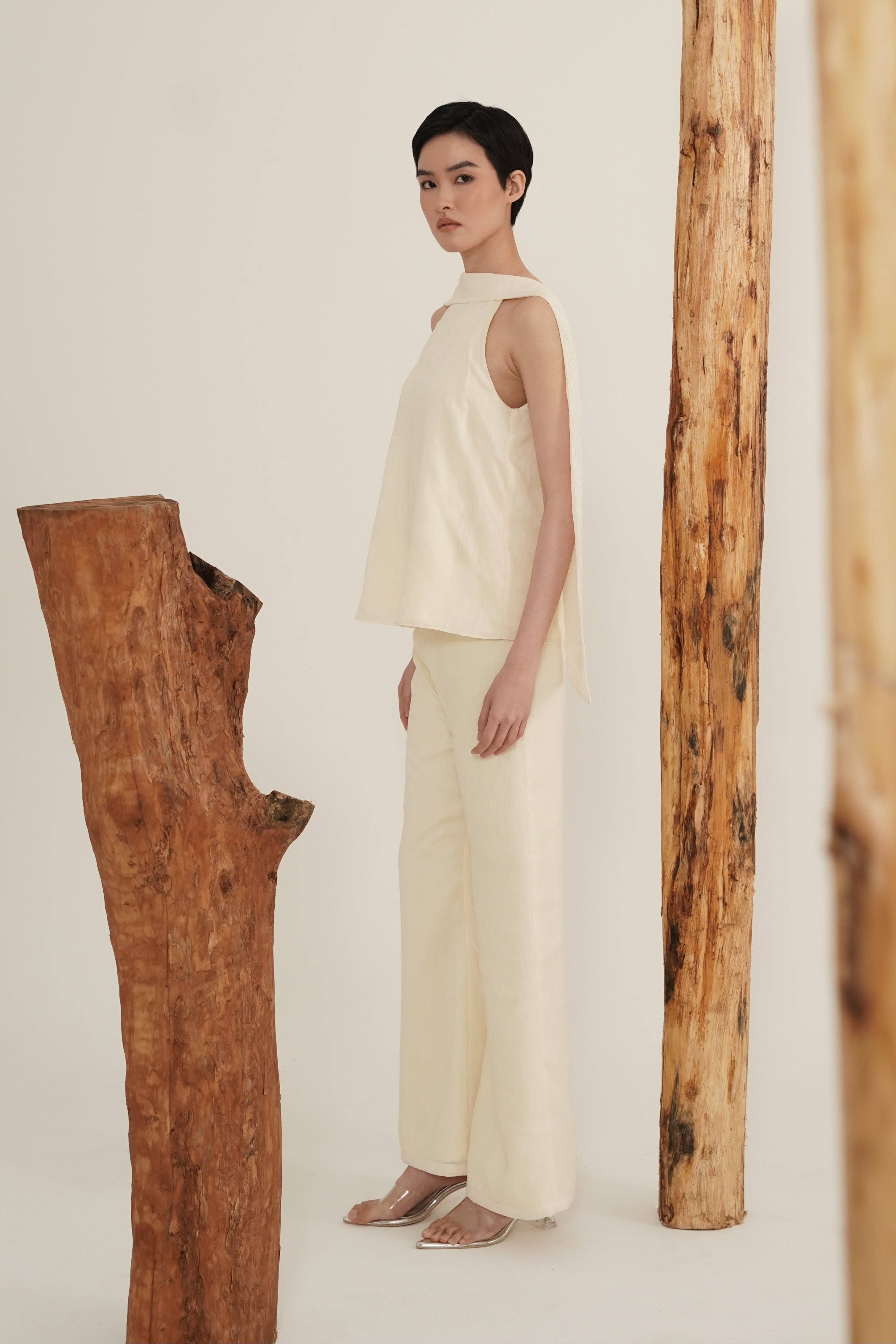 Elowen Flare Pants In Butter