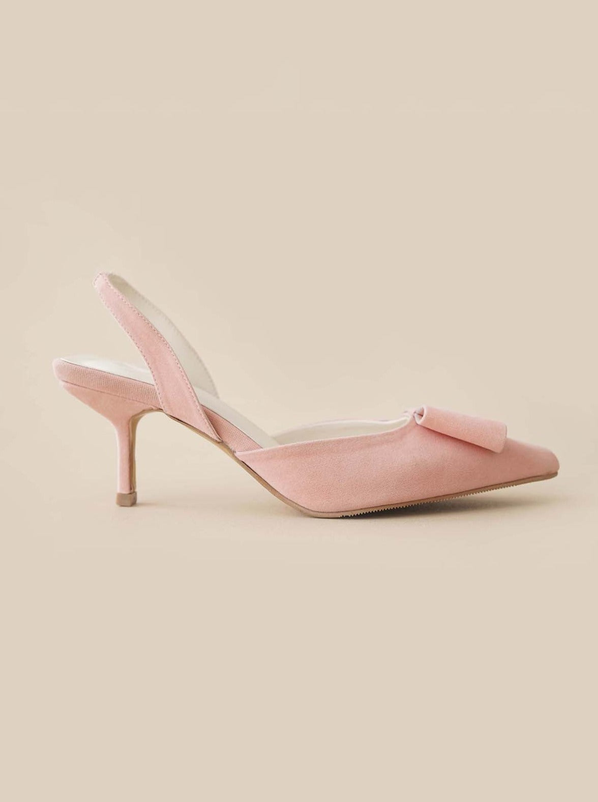 Gilena Heels in Blush Pink