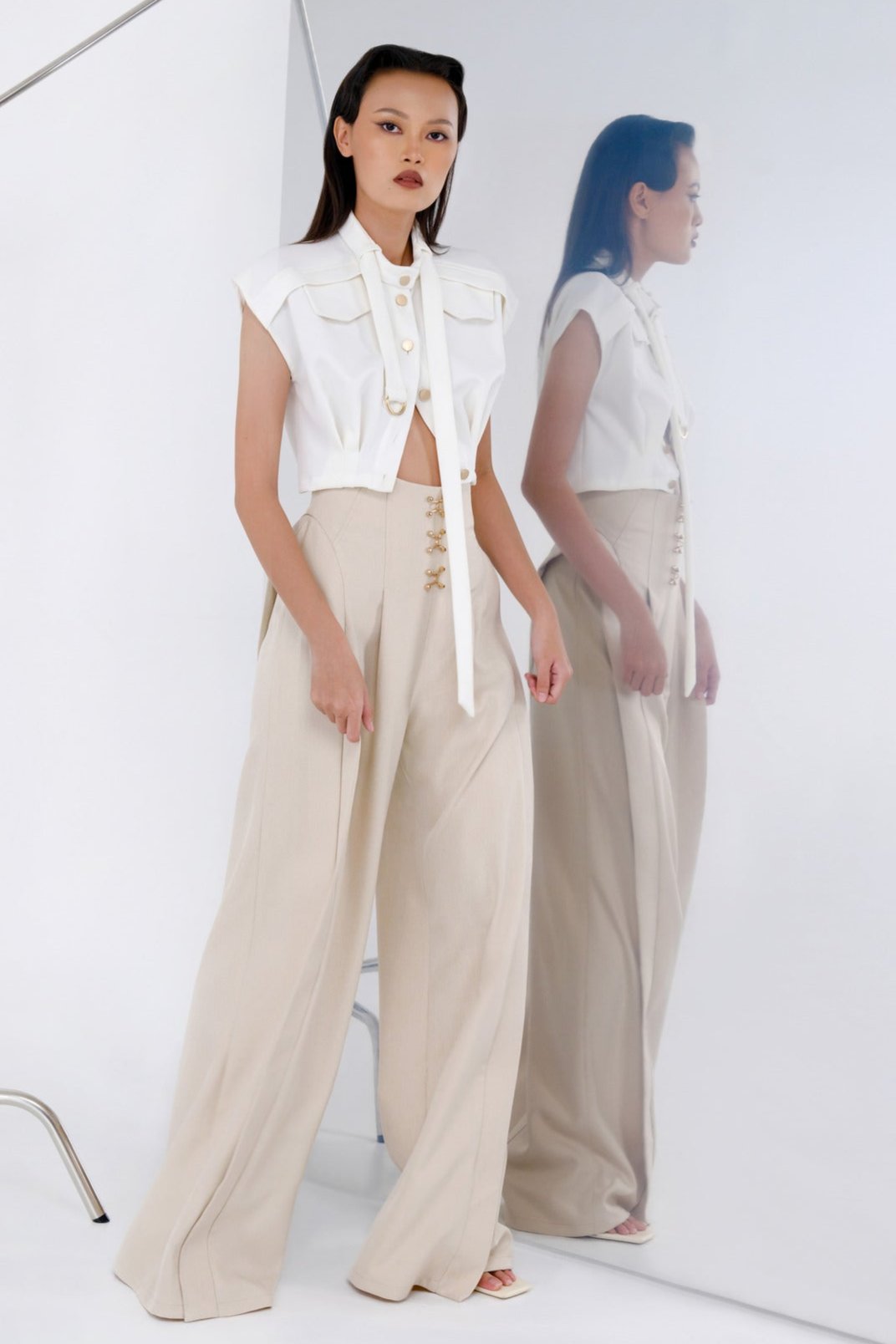 Tyra Pants In Oat (LAST PIECES)