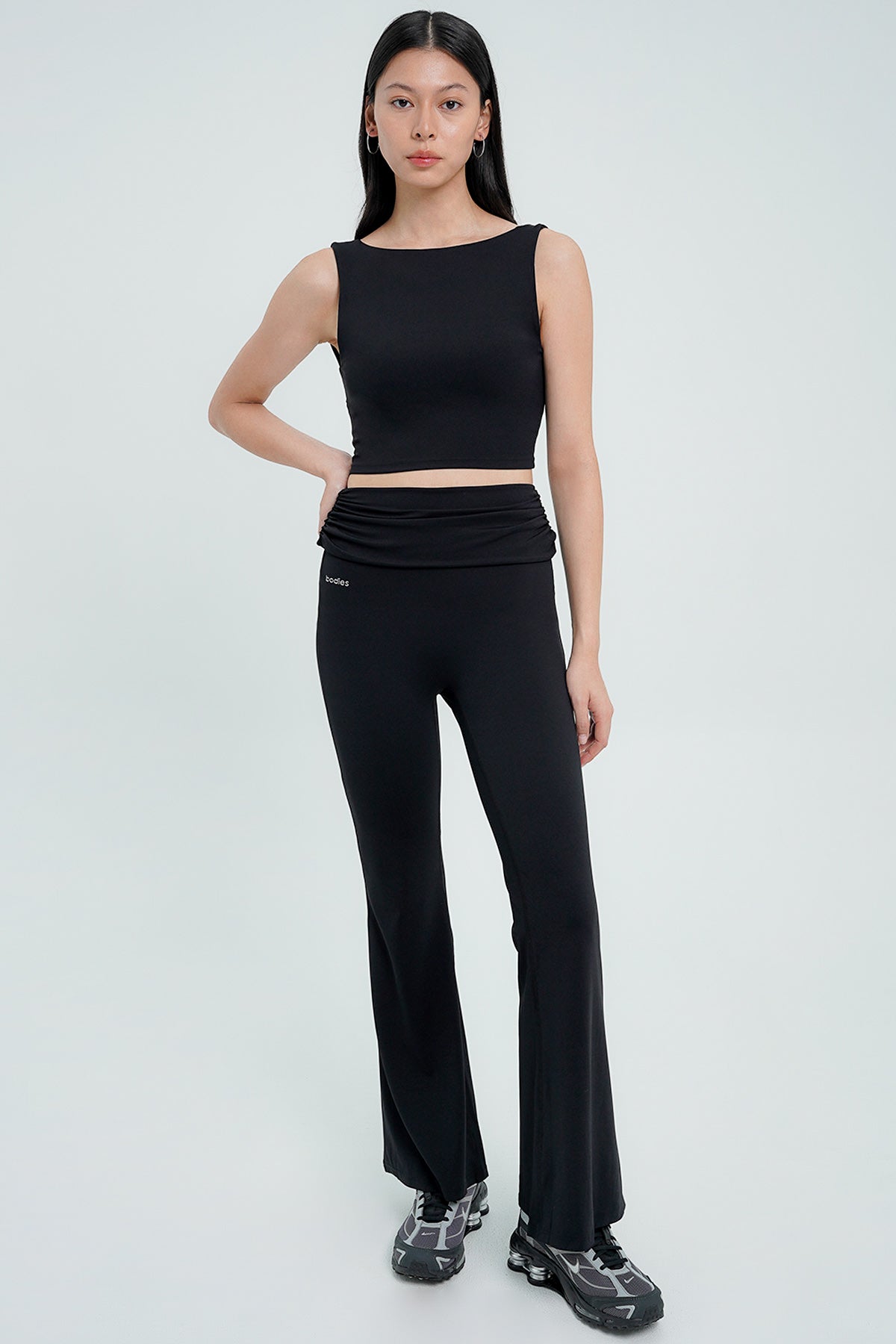 Enchant Flare Pants in Black