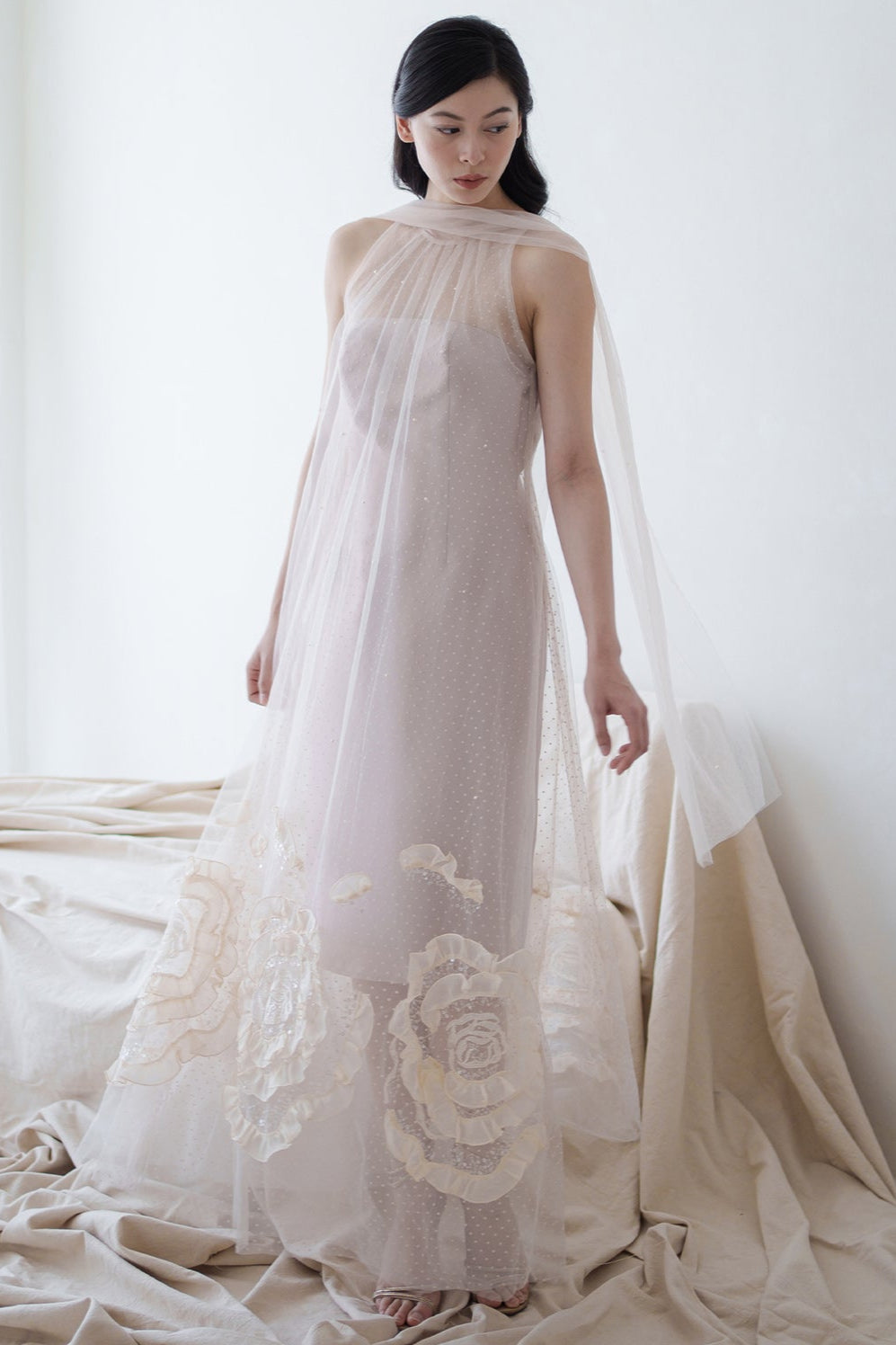 Tisha Dress In Nude
