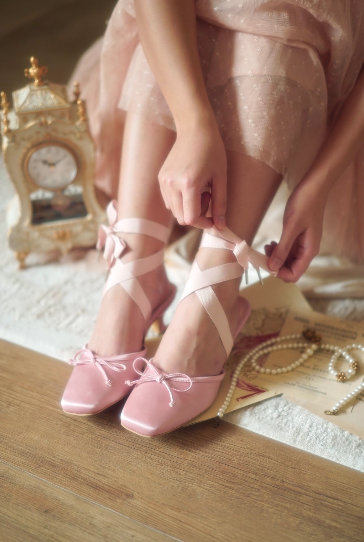 Odette Heels in Pink