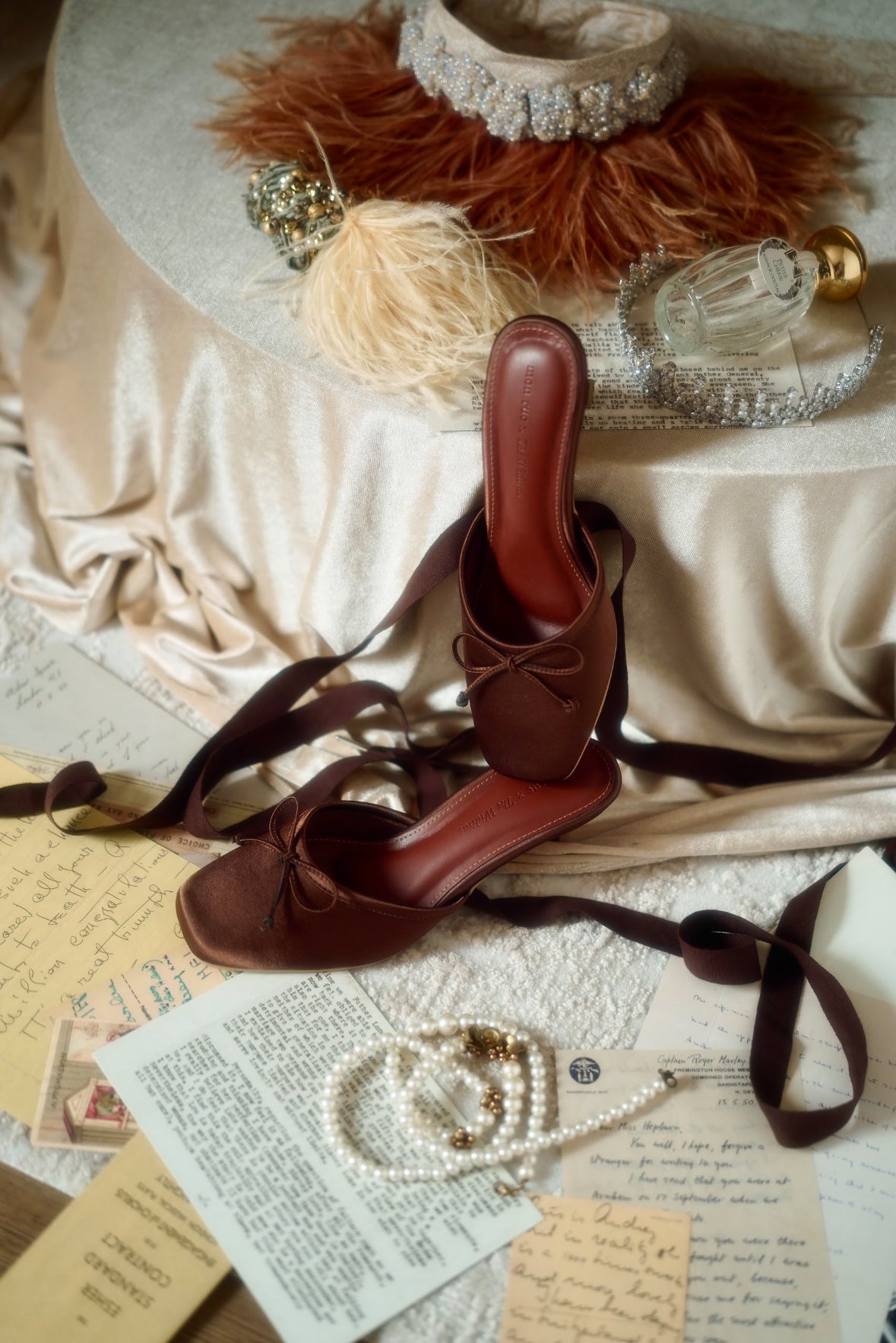 Odette Heels in Brown