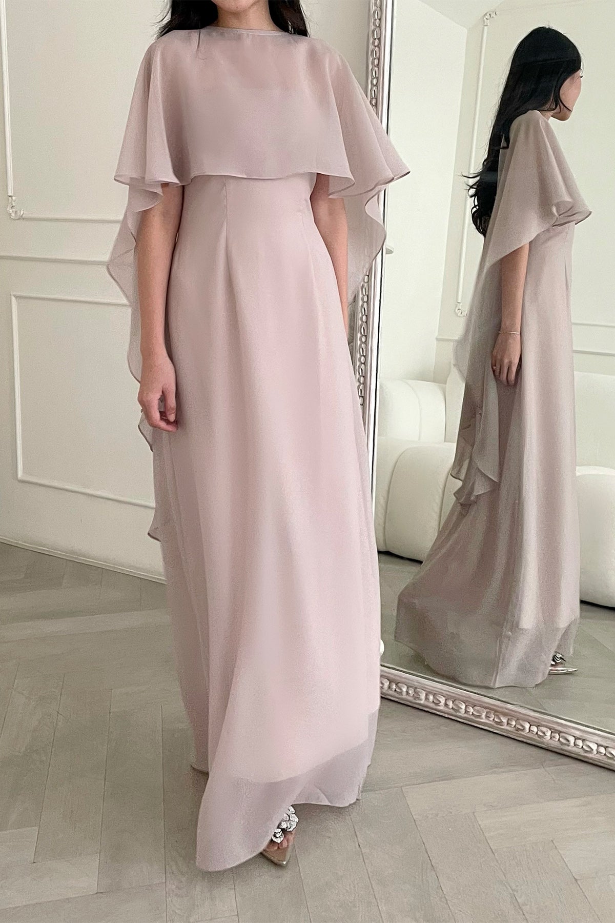 Maisy Dress In Mauve