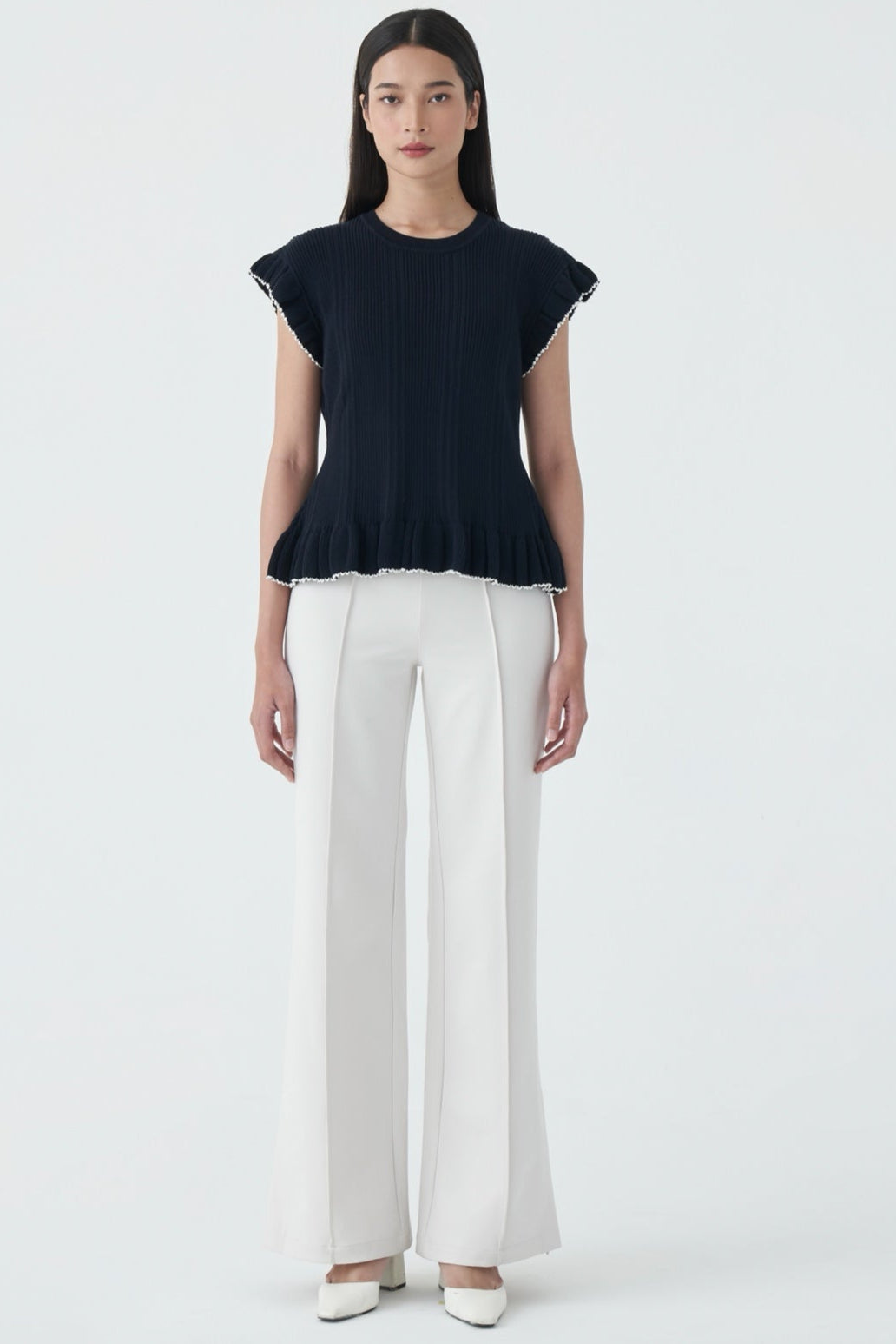 Amber Top In Navy