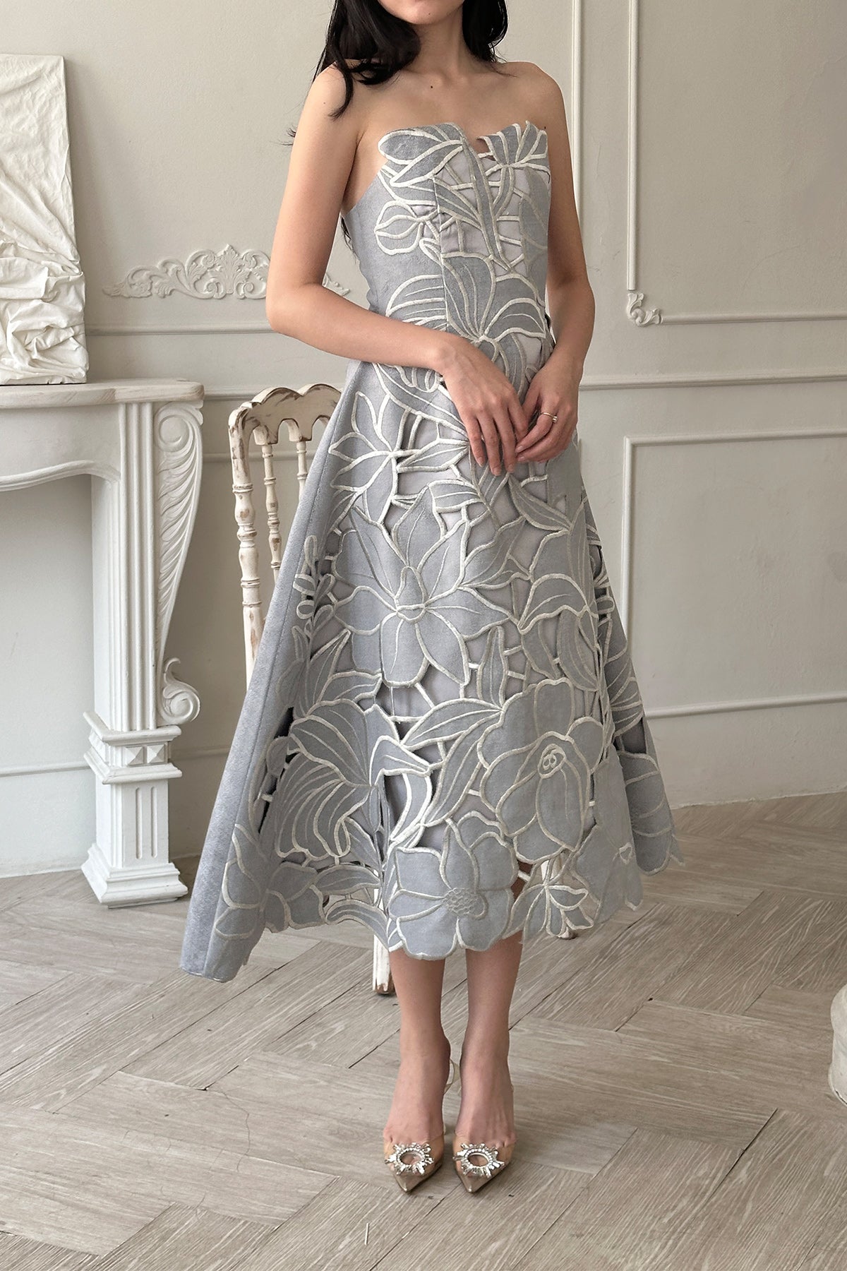 Claudy Dress In Gray Claudy Dress In Gray