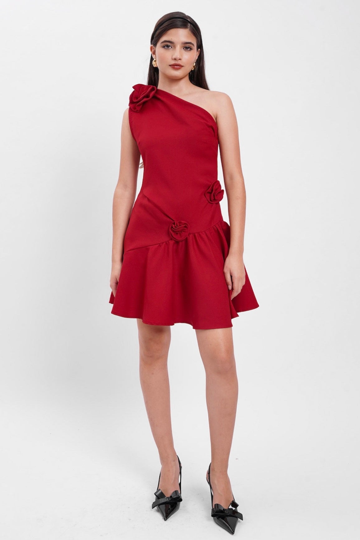 Lucia Mini Dress In Red