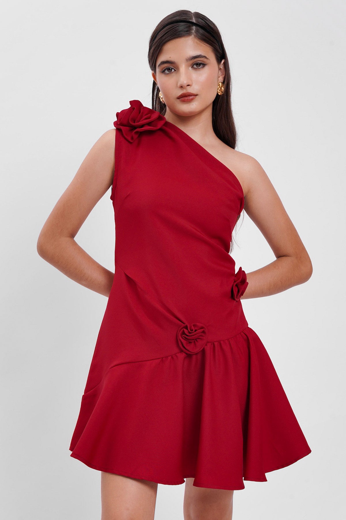 Lucia Mini Dress In Red