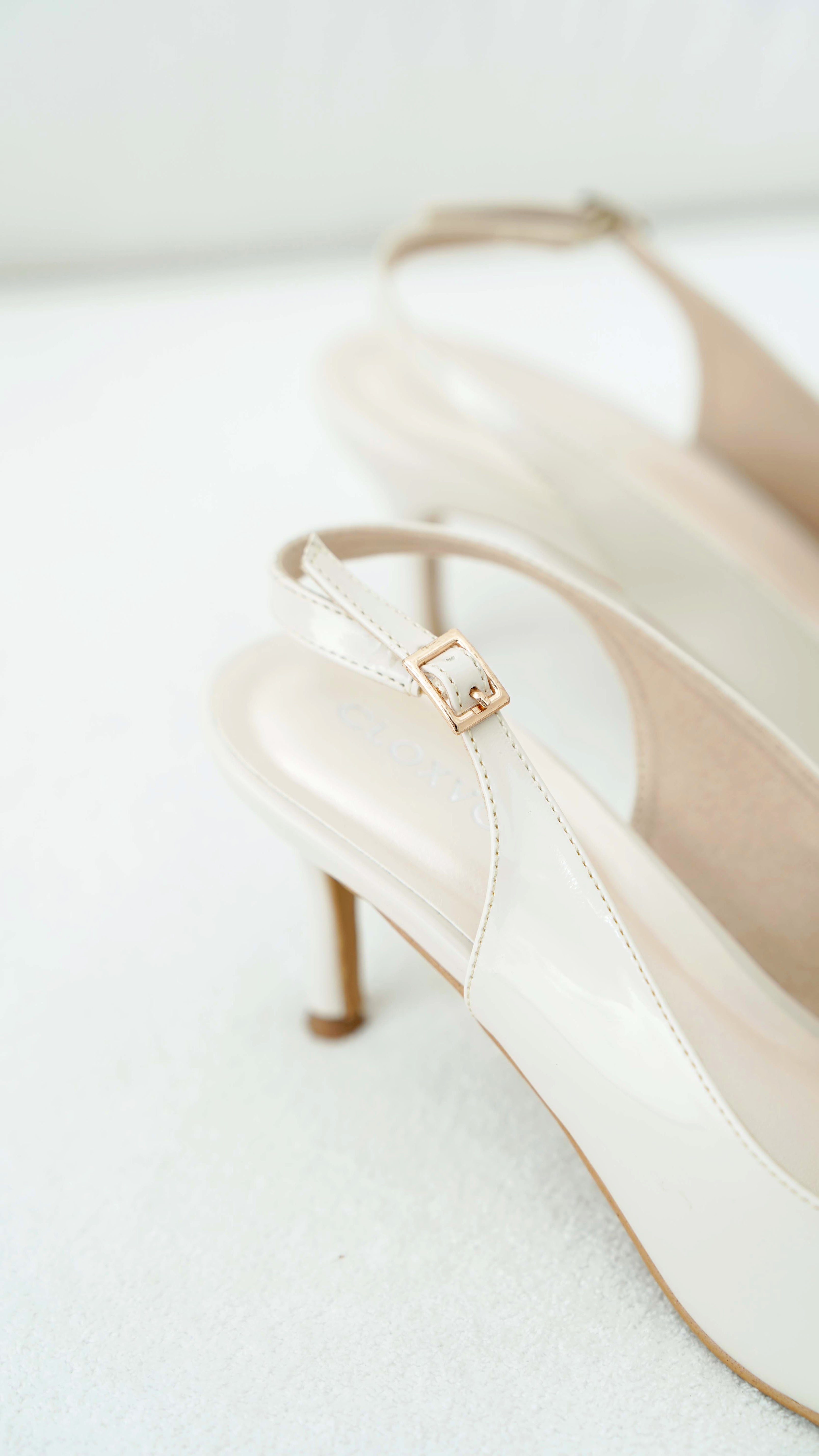 Irene Heels In Ivory (LAST PIECES)