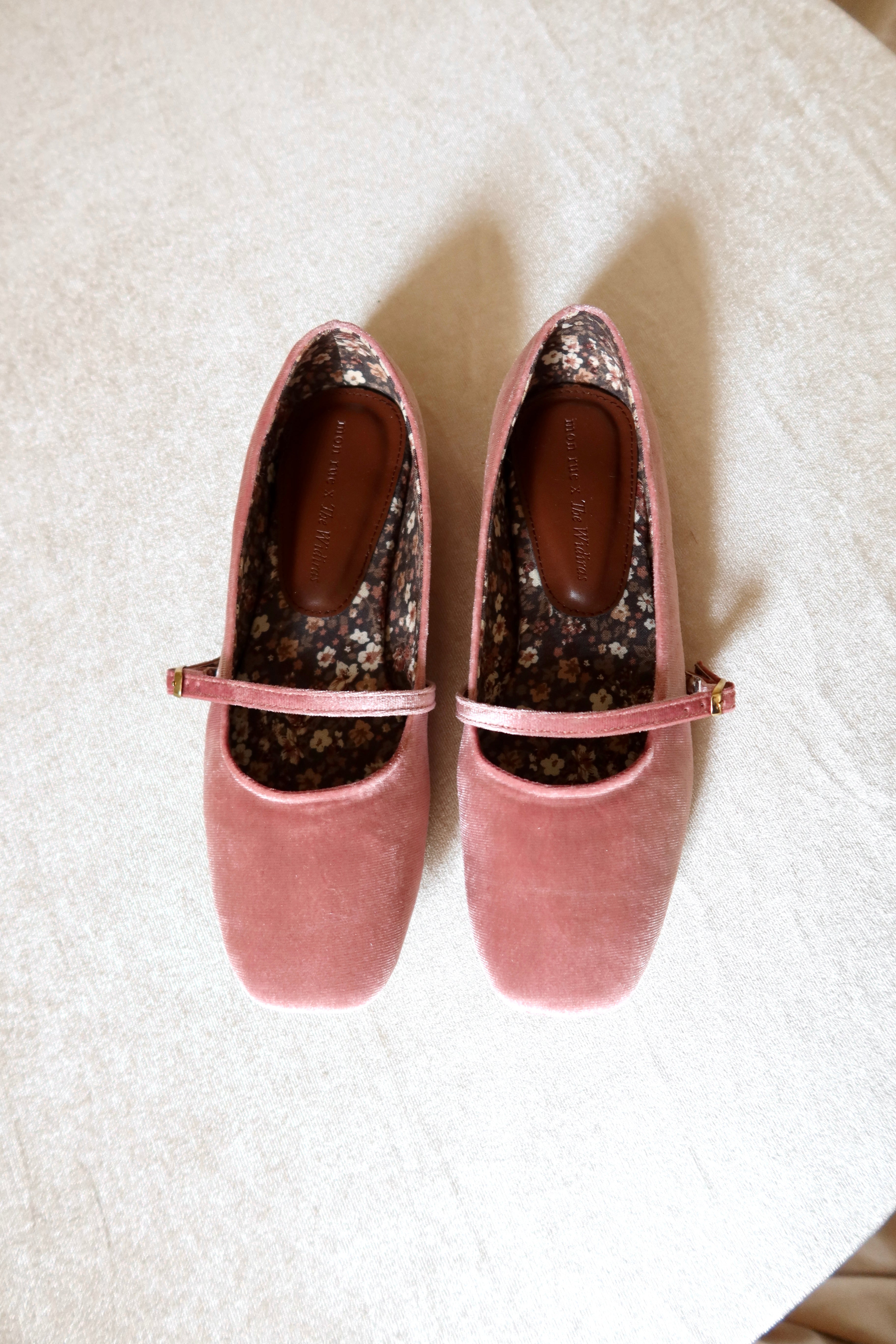 Mary Jane Flats in Pink