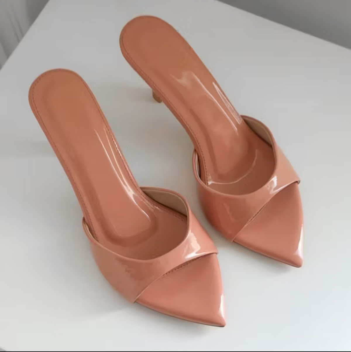 On-Point Glossy Pink 7cm (SIZE 36 LEFT)