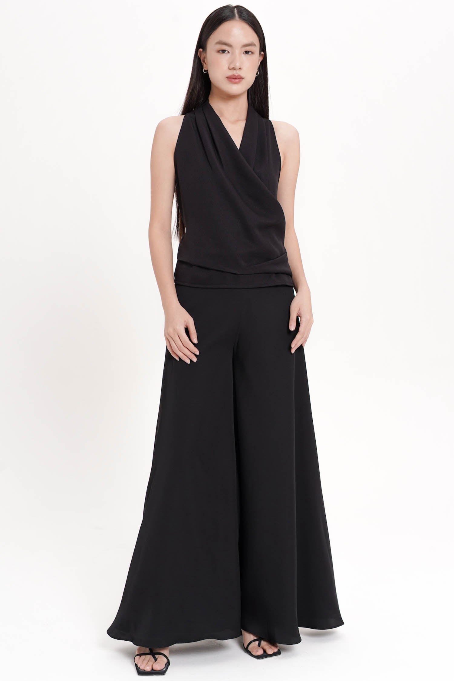 Ophira Flare Pants In Black