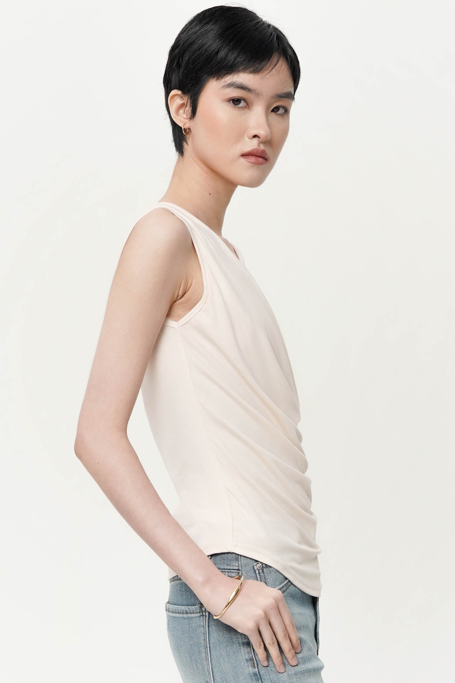 Solene Top In Peach