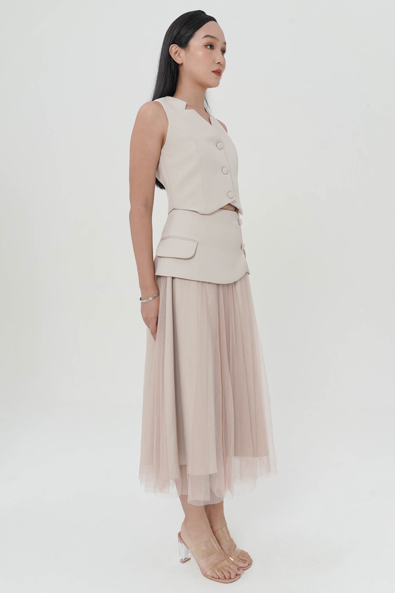 Jiva Skirt In Nude