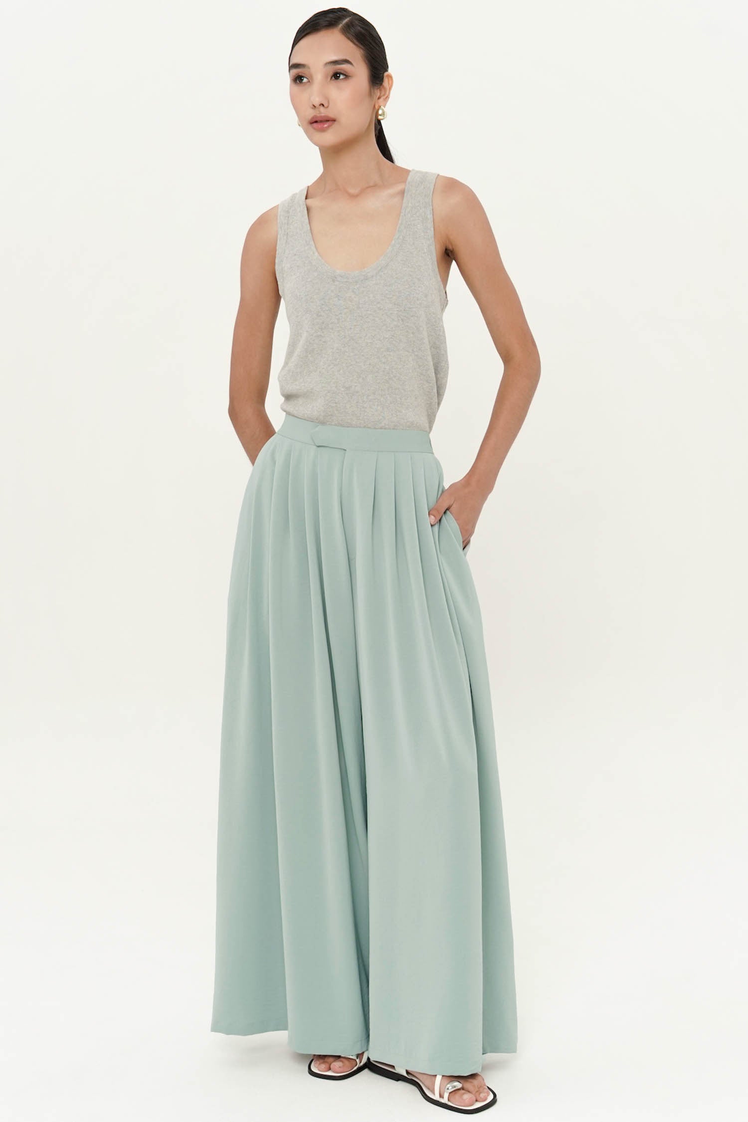 Nerida Trousers In Sea Glass