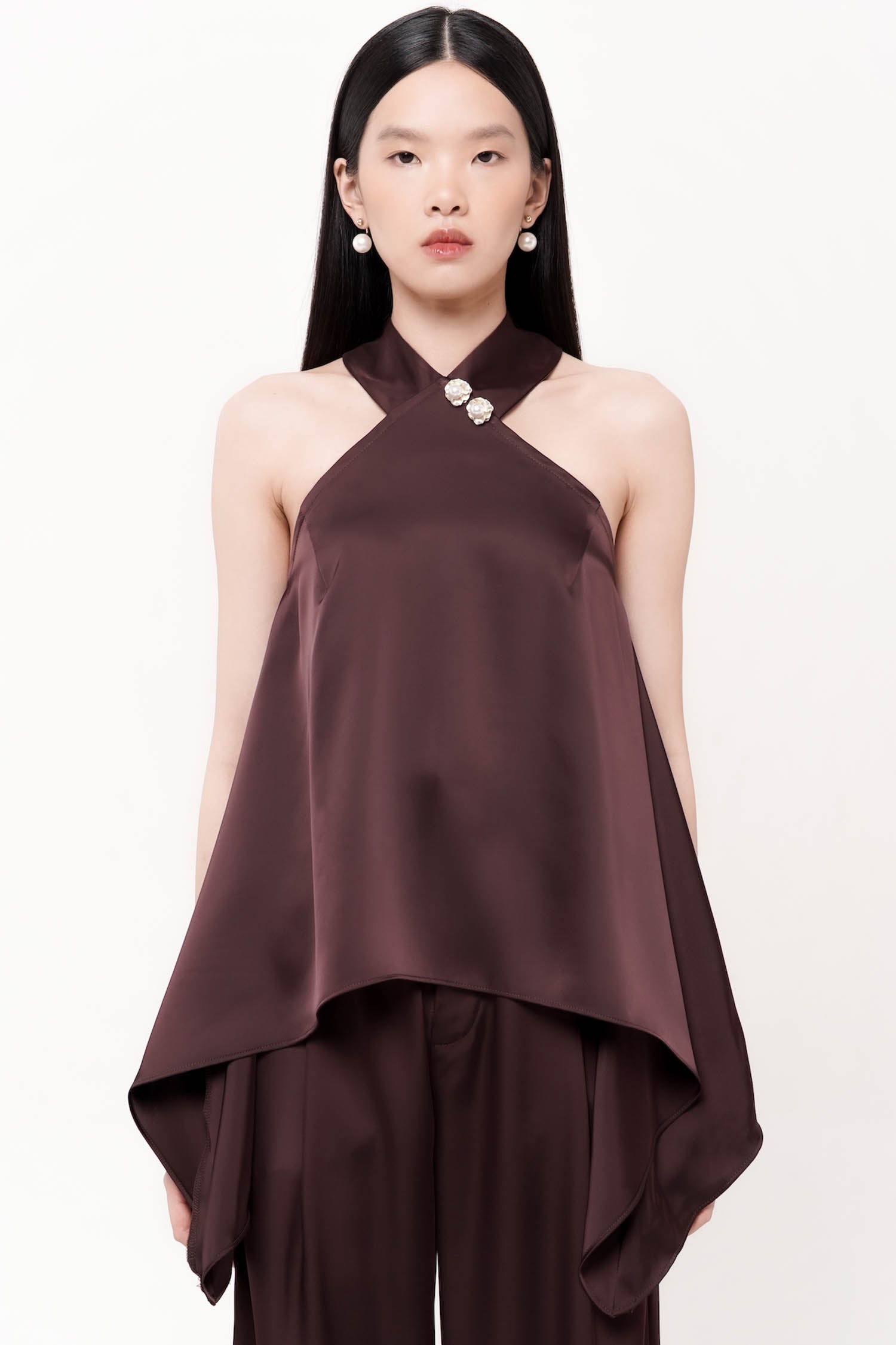 Posey Top in Burgundy