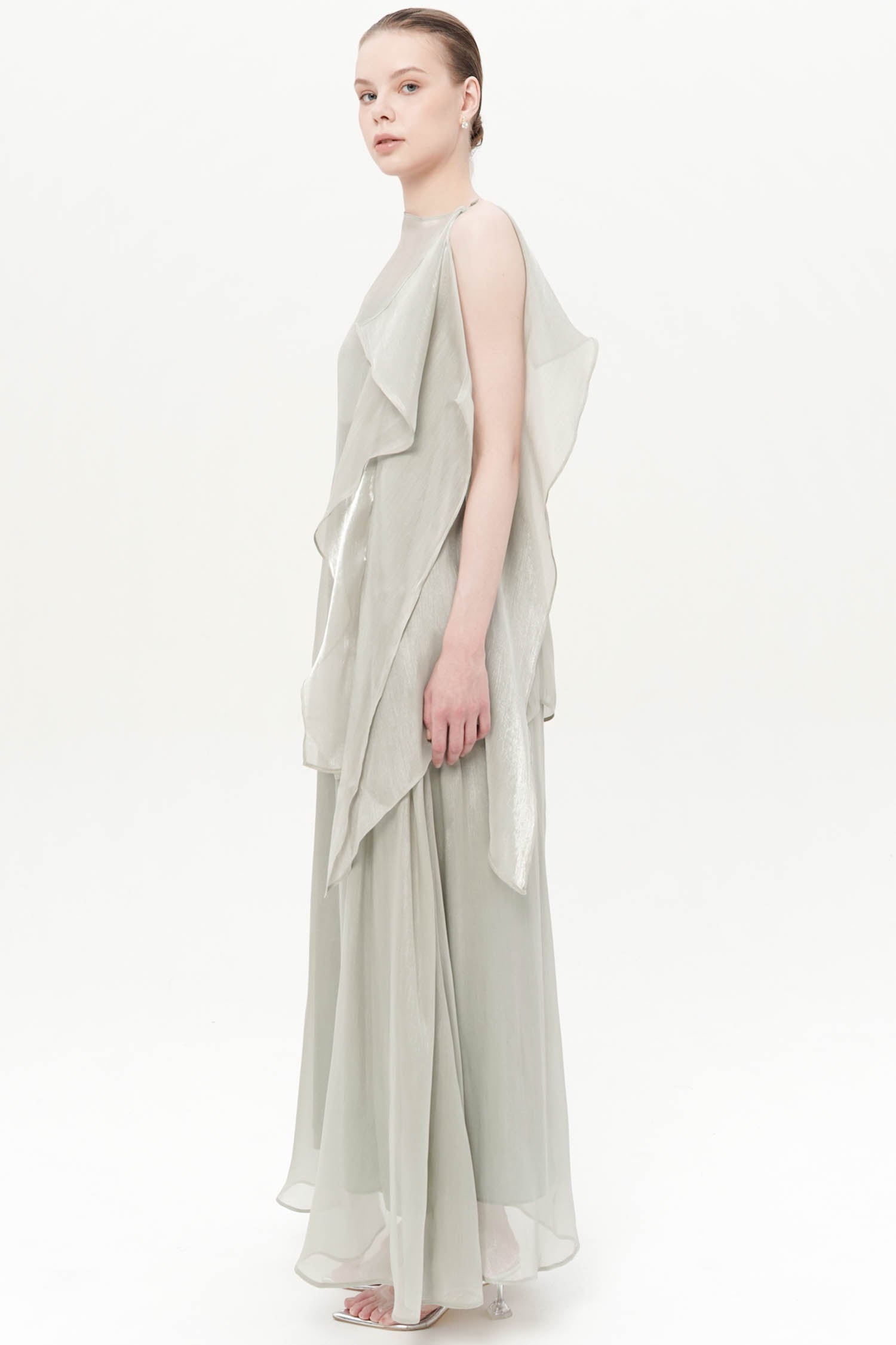 Cassiopeia Two-Piece Dress In Sage