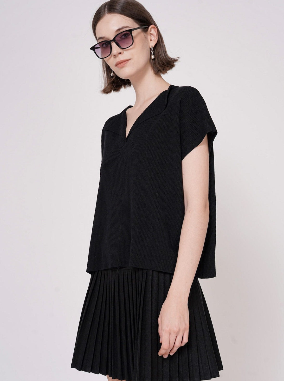 Albion Top In Black