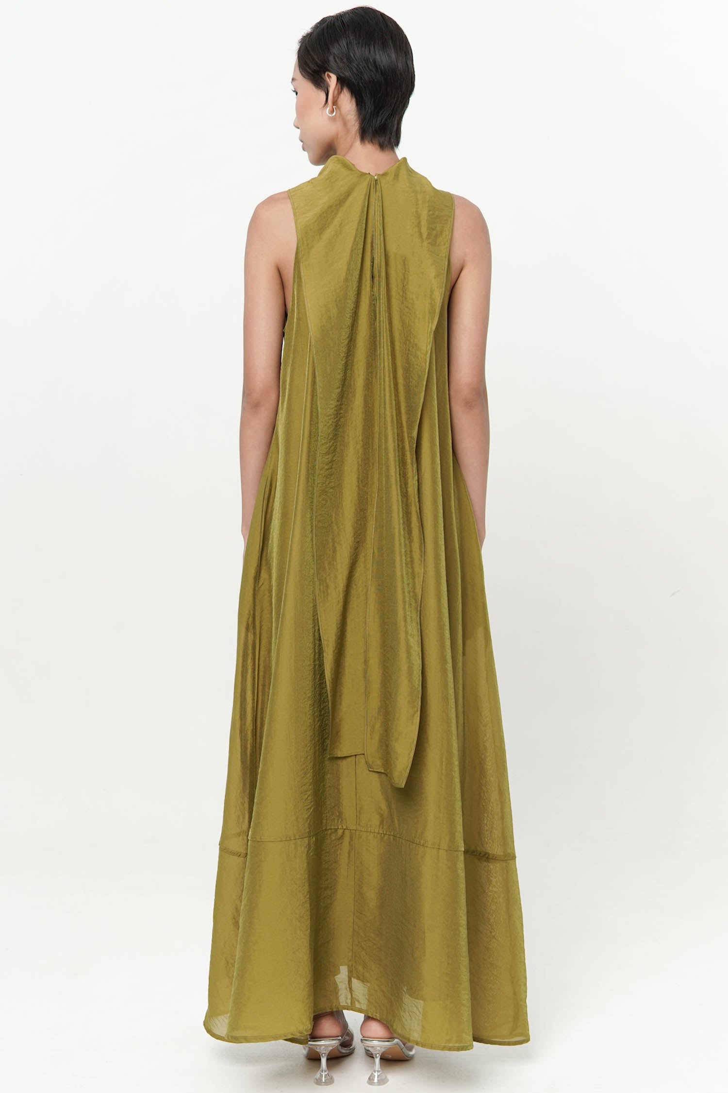Sommer Maxi Dress In Olive
