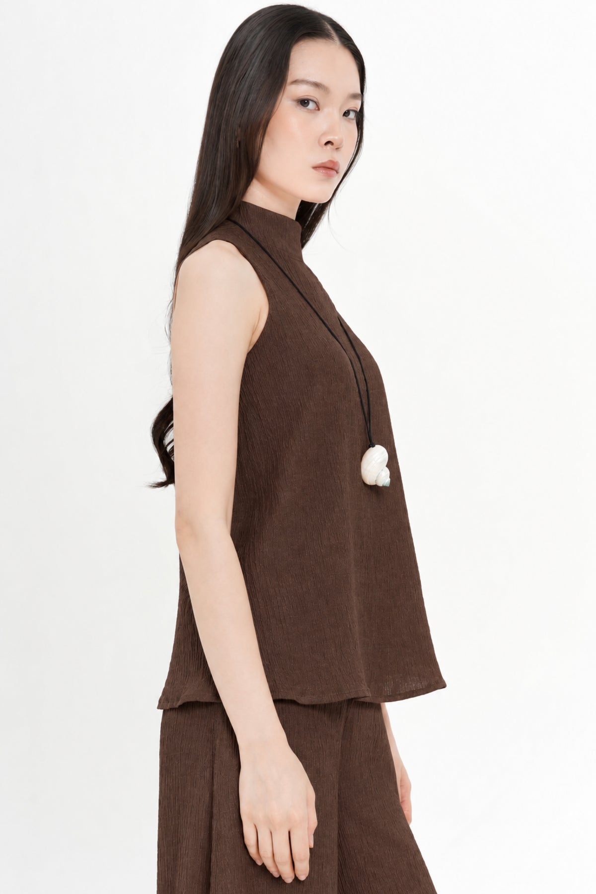 Santina Blouse In Espresso