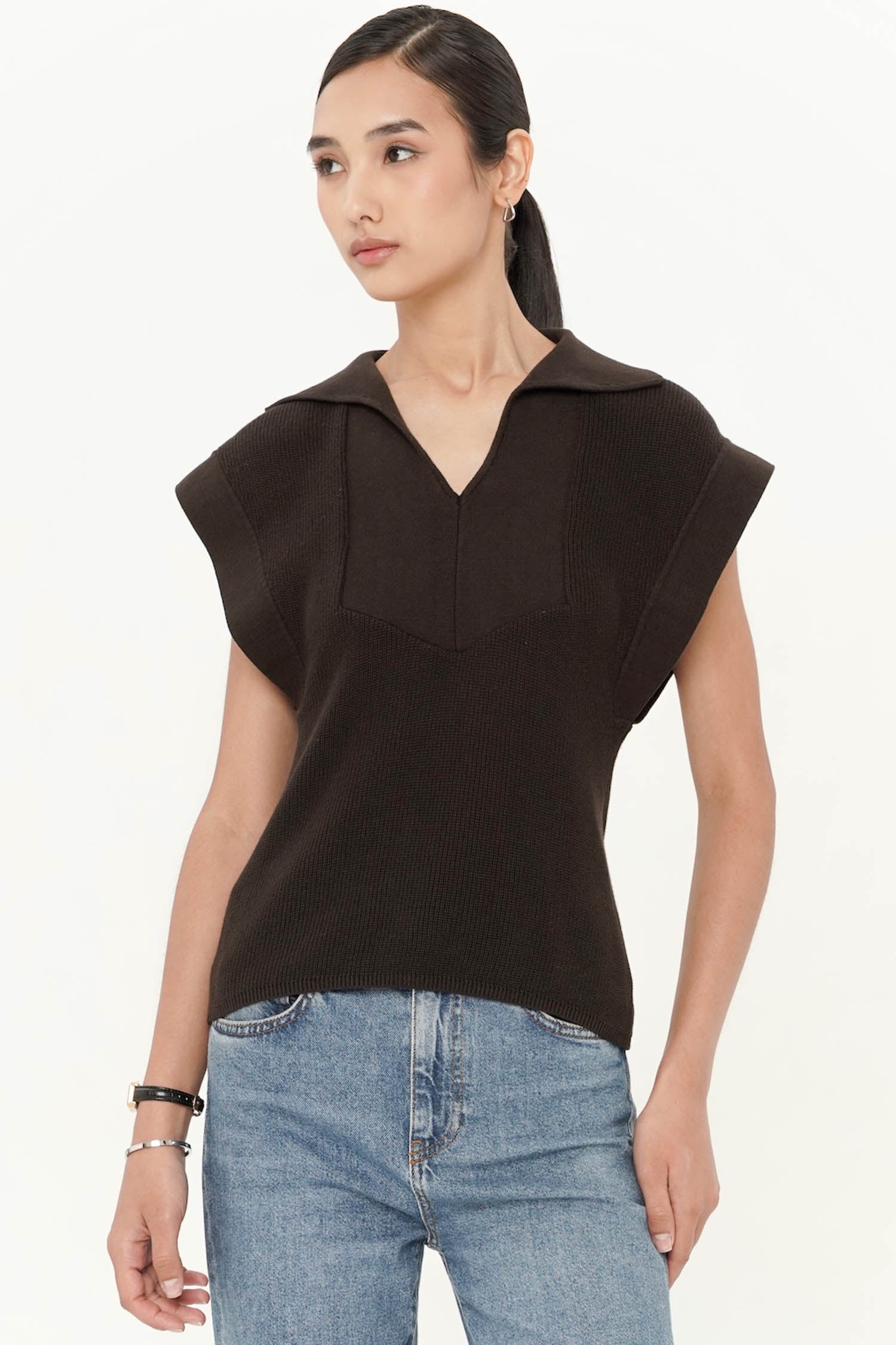 Pheby Essential Top In Espresso