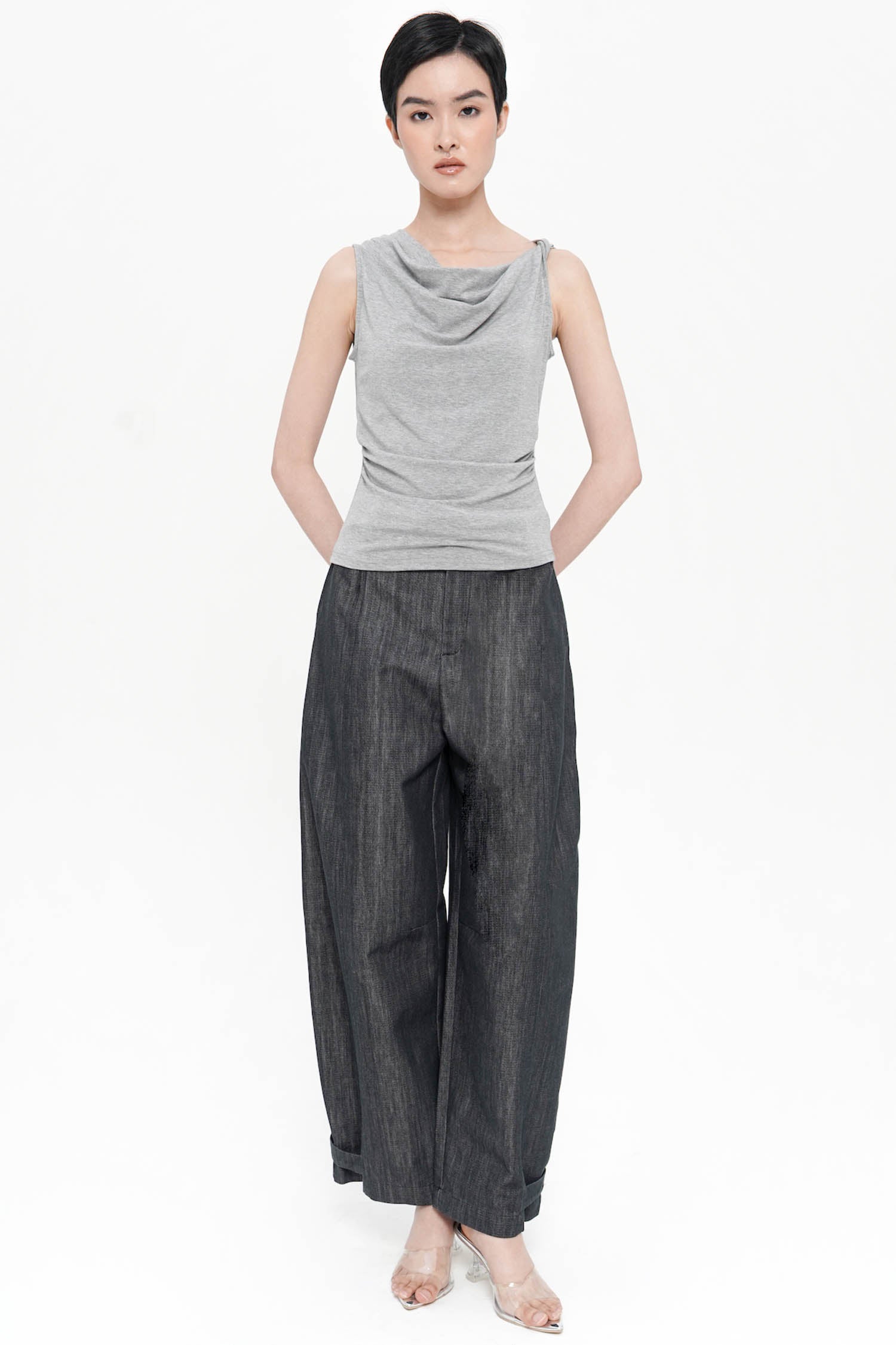 Fallon Barrel Pants In Denim
