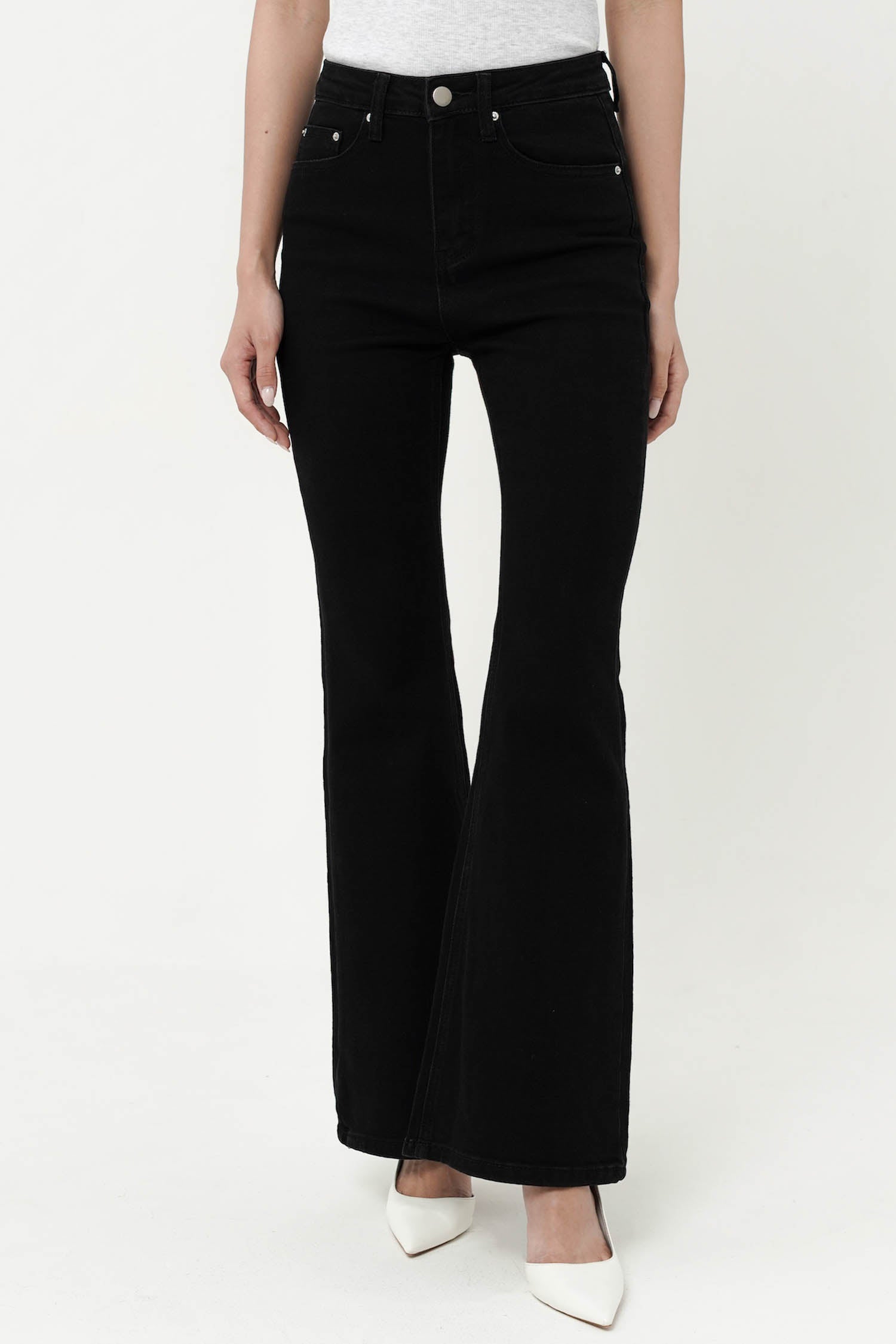 Jordyn Flare Jeans In Black